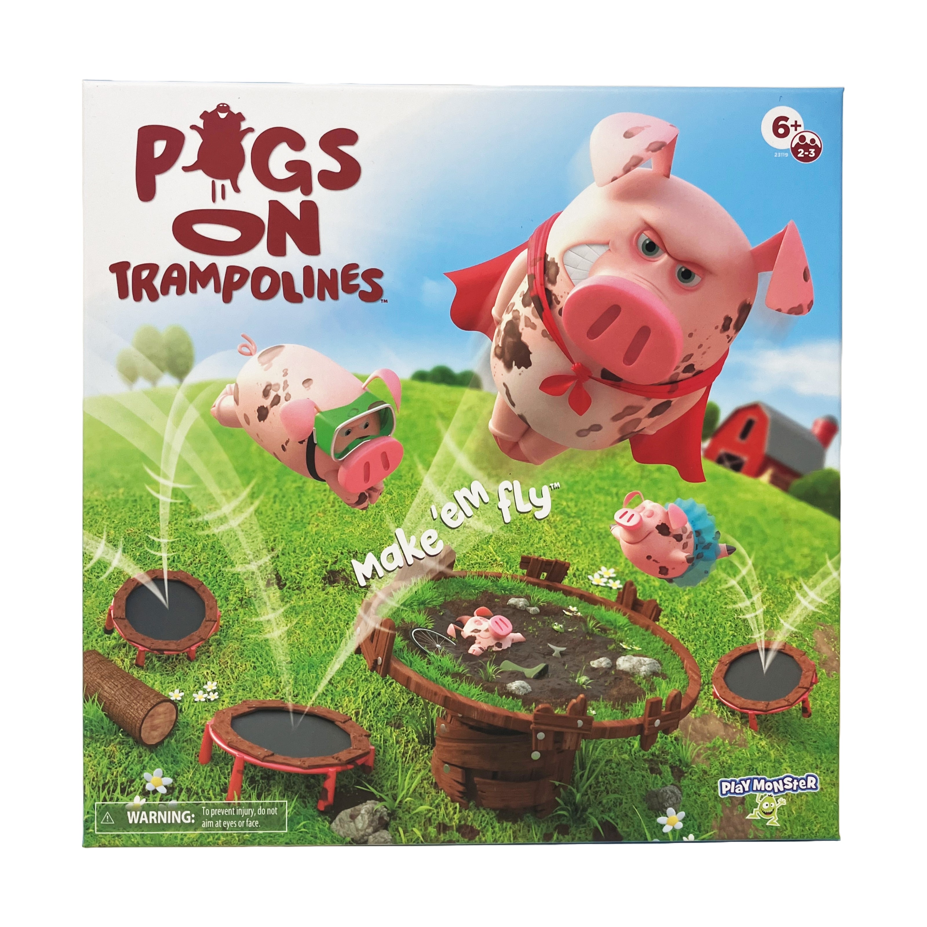  PlayMonster Pigs on Trampolines - Multi-color - Bonton