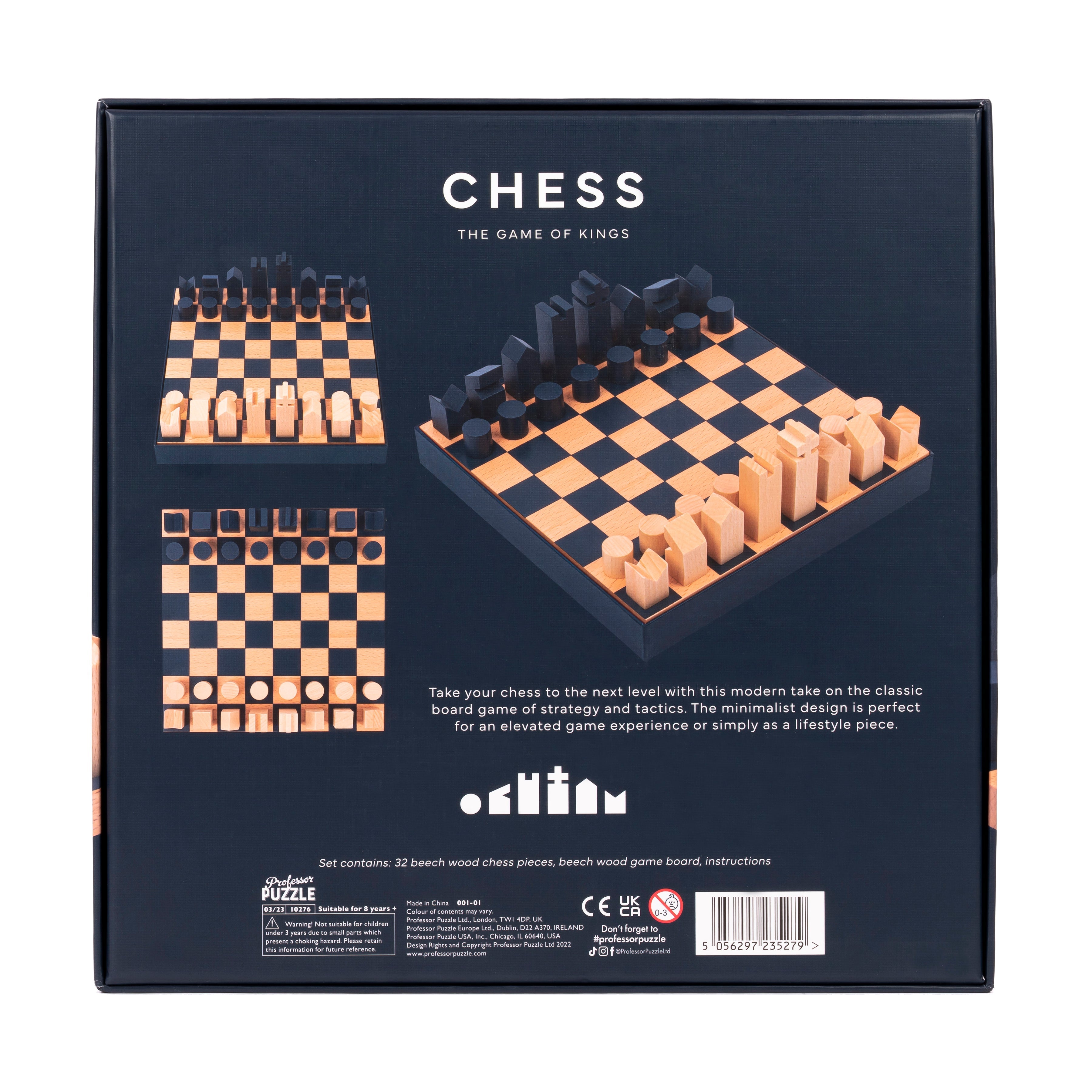  Professor Puzzle Chess - The Game of Kings - Multi-color - Bonton