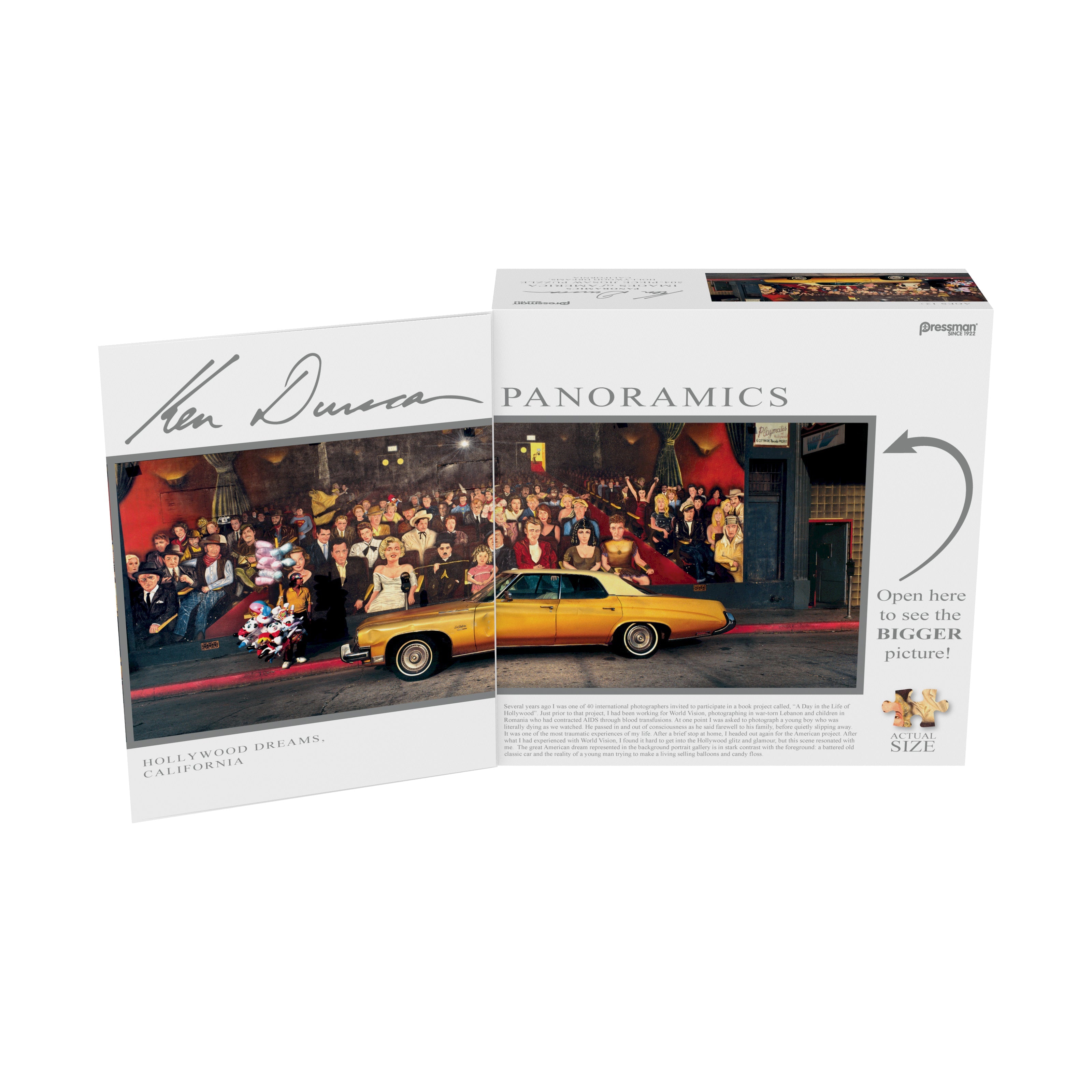  Pressman Toy Ken Duncan Panoramics: Images of America - Hollywood Dreams, California: 504 Pcs - Multi-color - Bonton