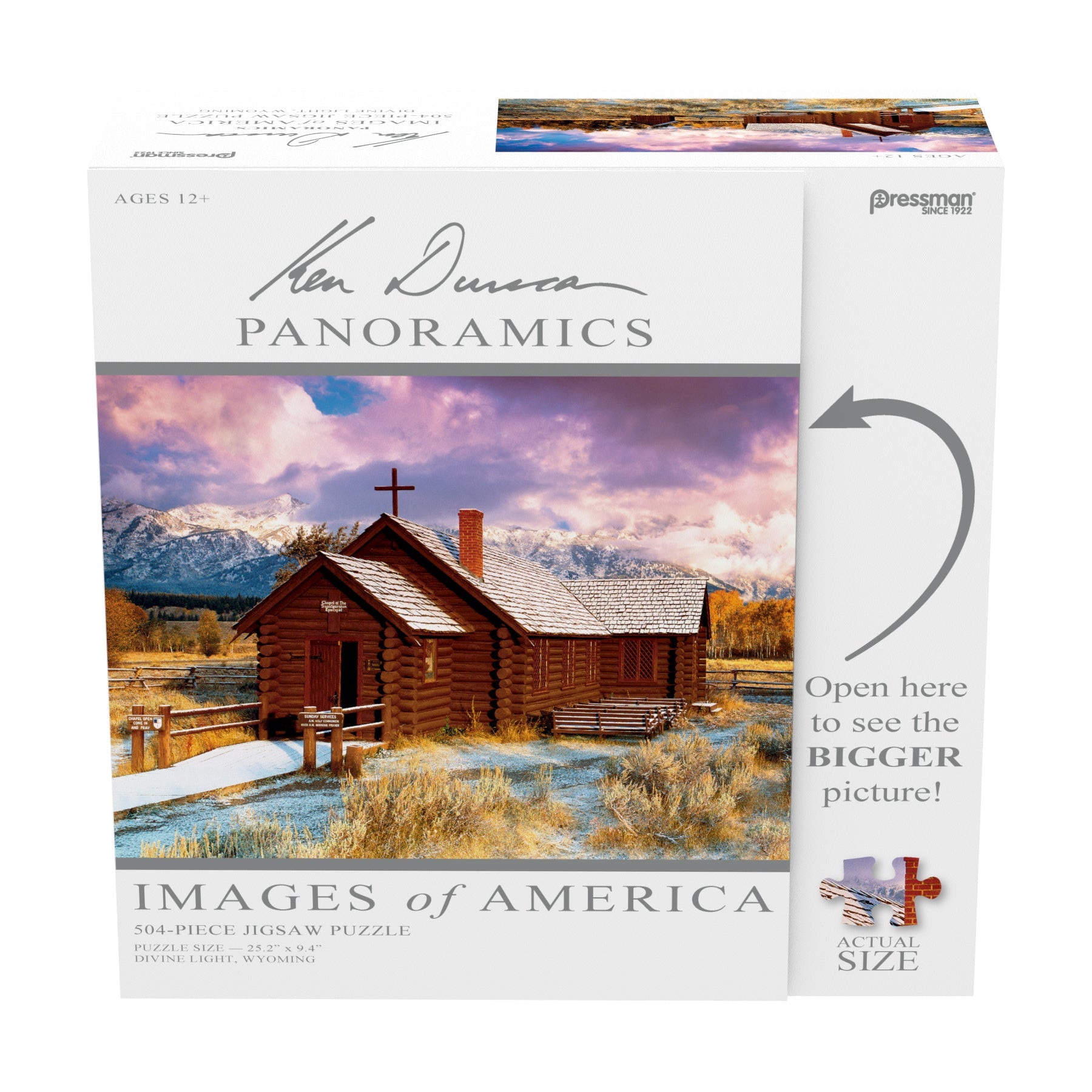  Pressman Toy Ken Duncan Panoramics: Images of America - Divine Light, Wyoming: 504 Pcs - Multi-color - Bonton