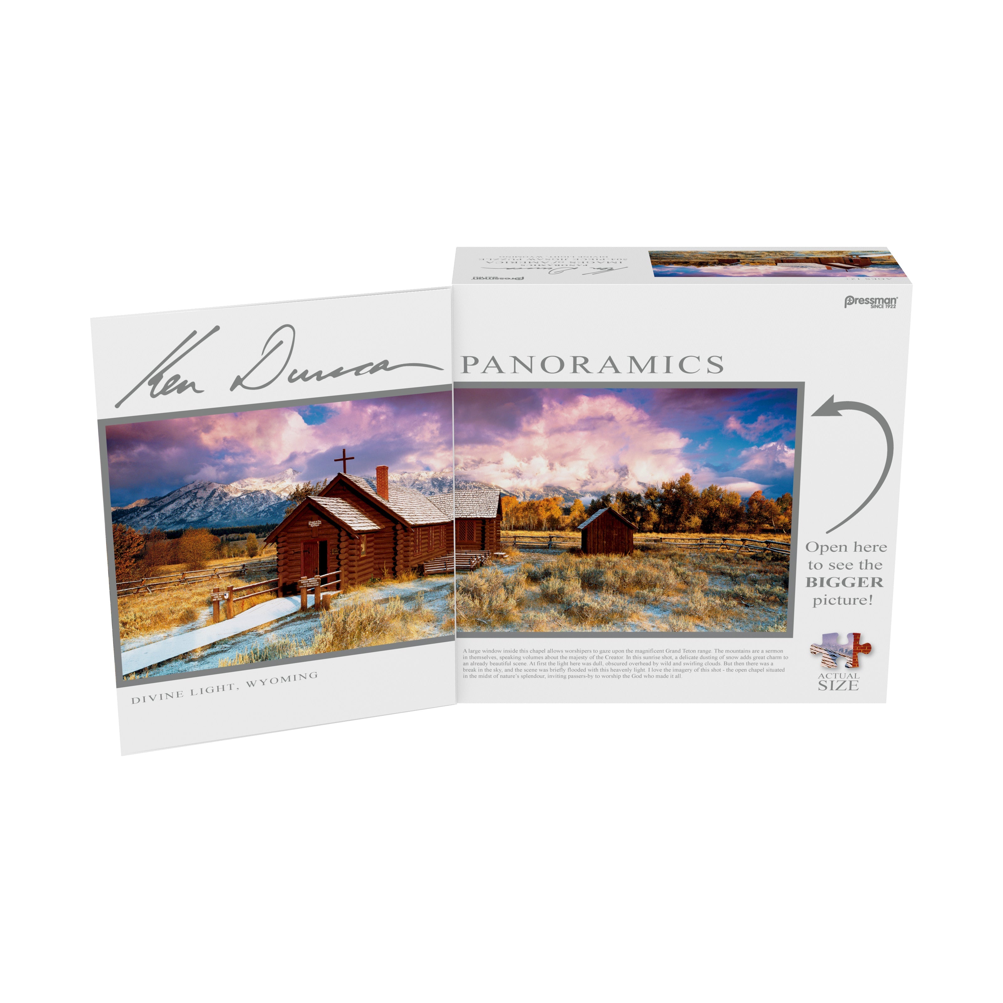  Pressman Toy Ken Duncan Panoramics: Images of America - Divine Light, Wyoming: 504 Pcs - Multi-color - Bonton