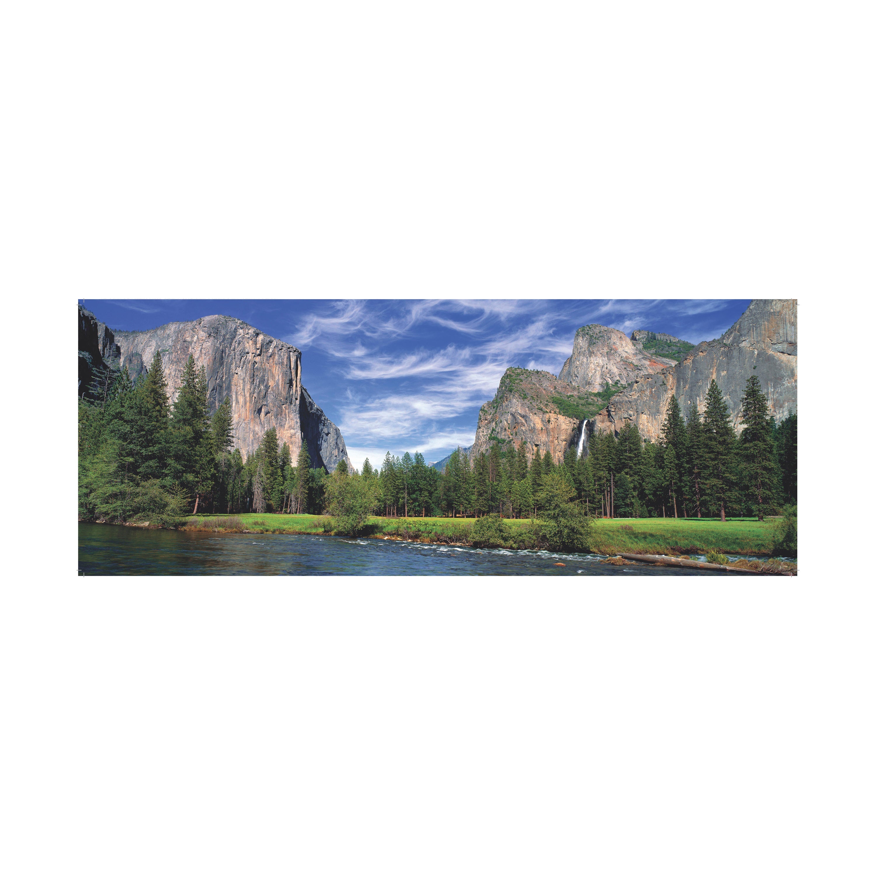  Pressman Toy Ken Duncan Panoramics: Images of America - Bridal Veil Falls, Yosemite National Park, California: 504 Pcs - Multi-color - Bonton