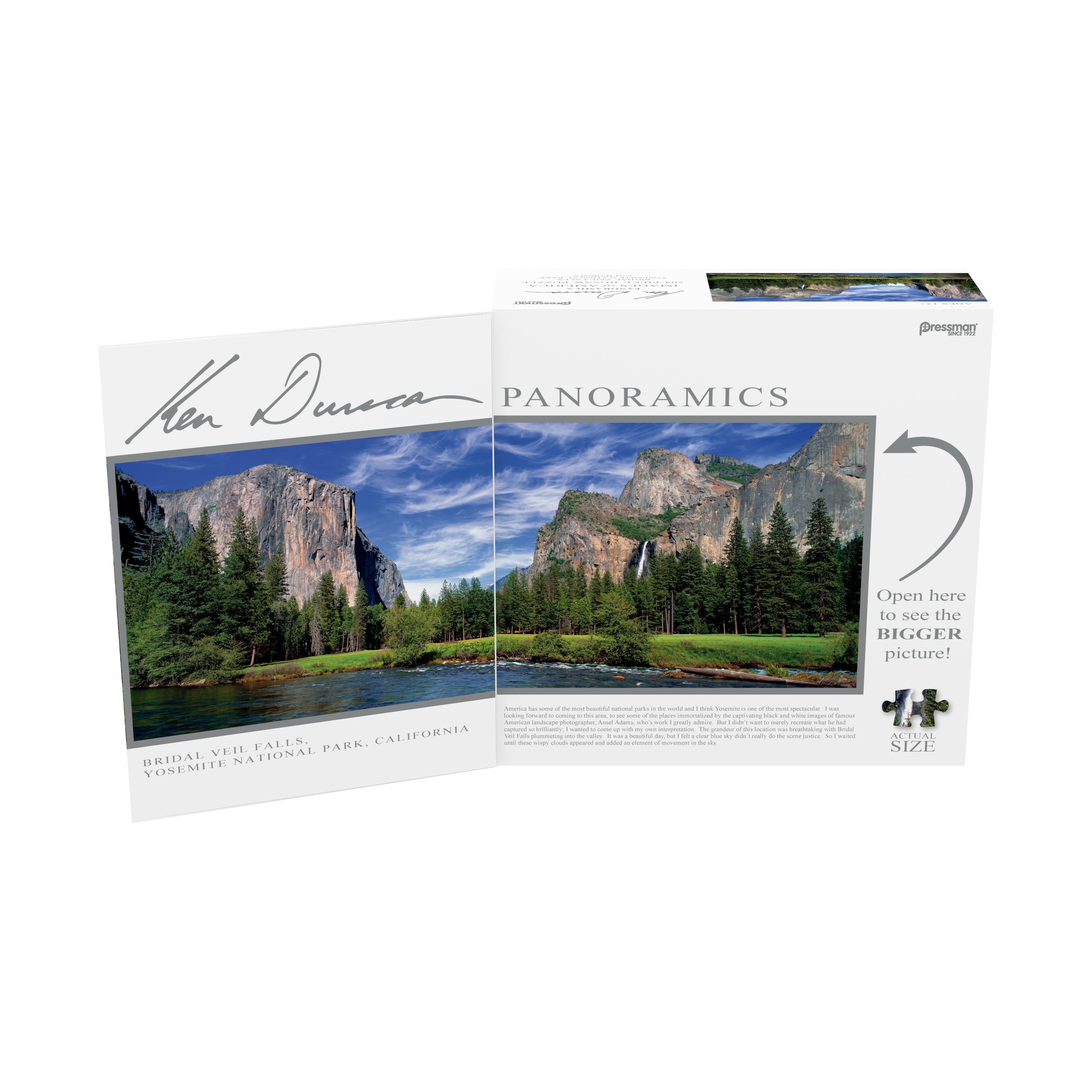  Pressman Toy Ken Duncan Panoramics: Images of America - Bridal Veil Falls, Yosemite National Park, California: 504 Pcs - Multi-color - Bonton