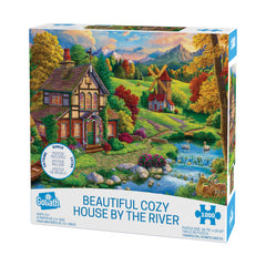 Beautiful-Cozy-House-by-the-River-1000-Pcs-Multi-color-One-Size