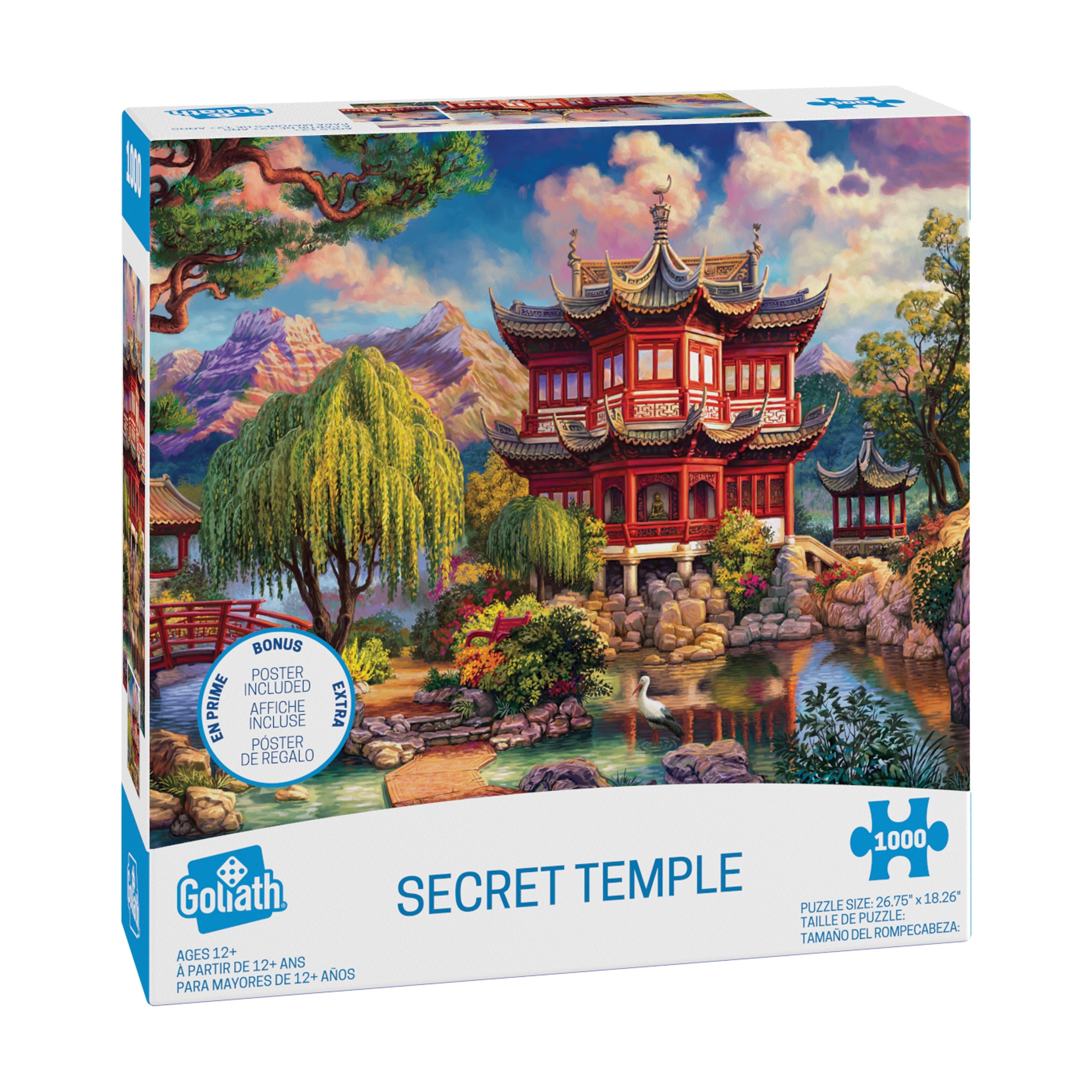  Goliath Secret Temple: 1000 Pcs - Multi-color - Bonton