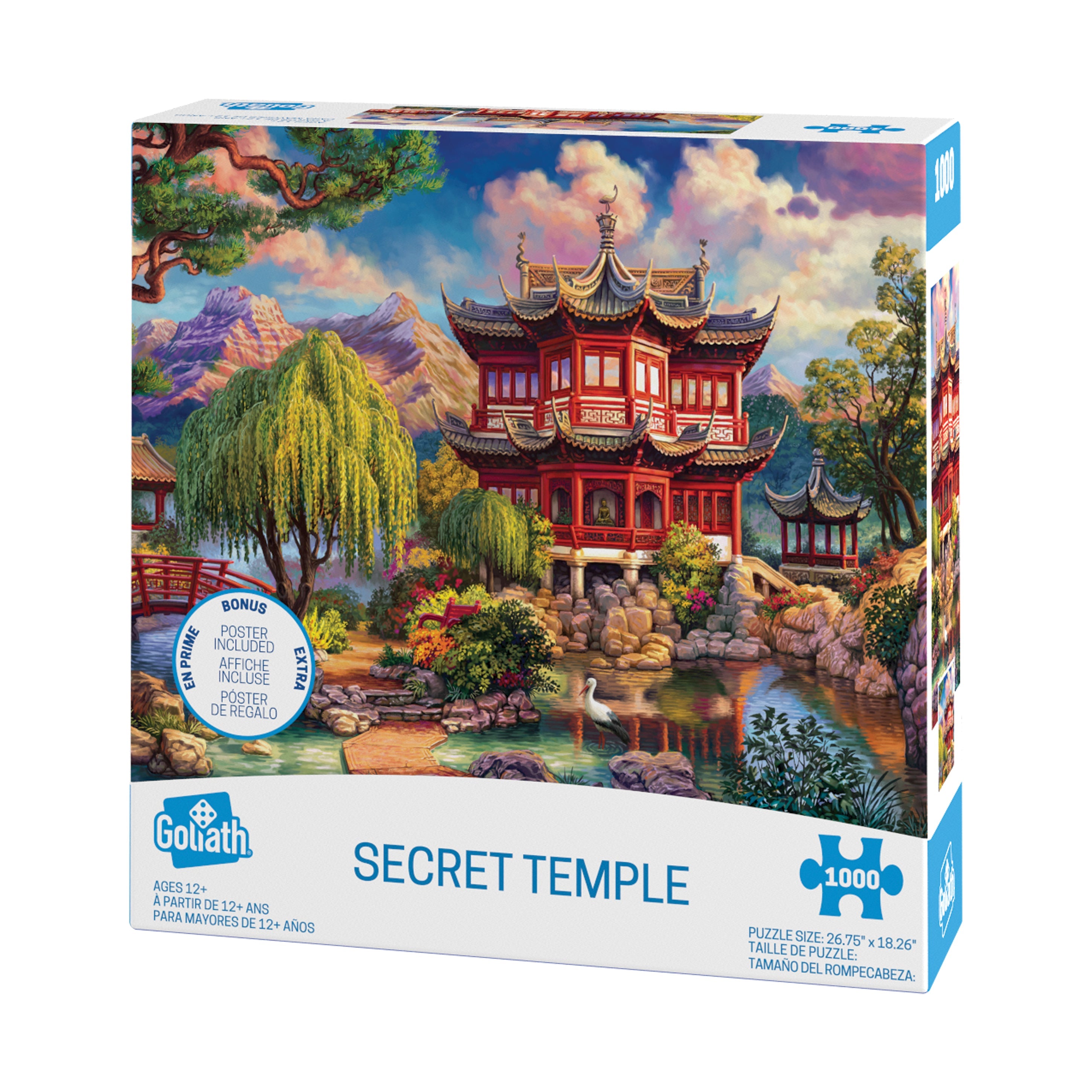  Goliath Secret Temple: 1000 Pcs - Multi-color - Bonton