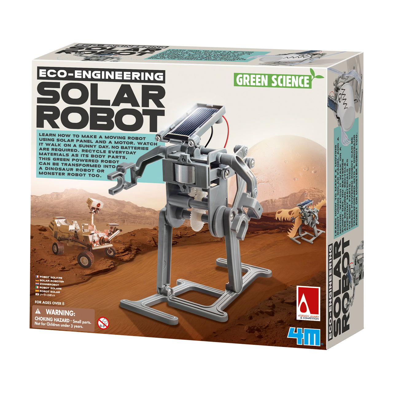  Eco-Engineering Solar Robot - Multicolor - Bonton