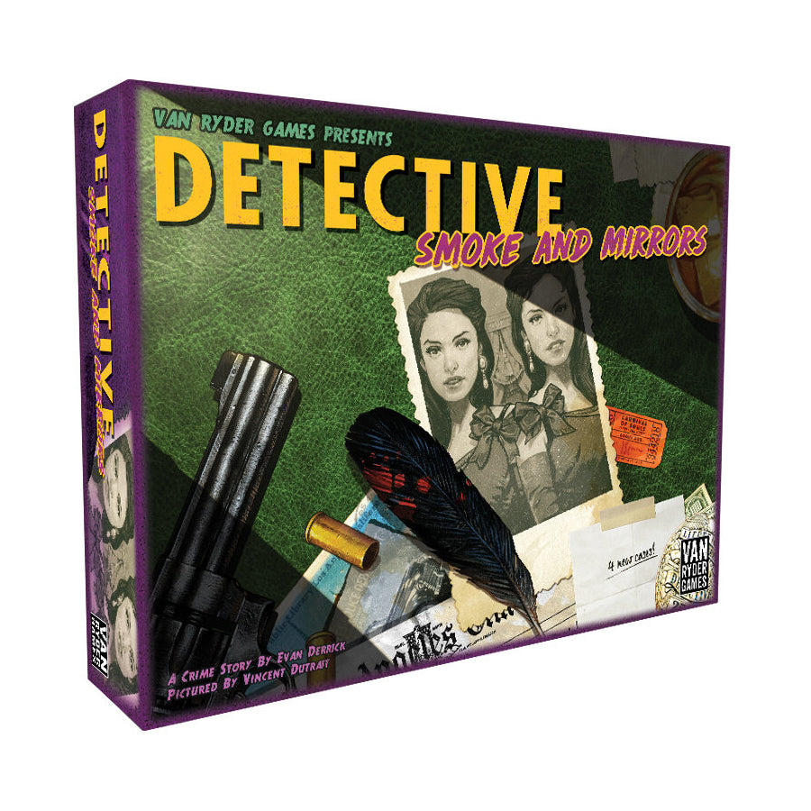  Van Ryder Games Detective: City of Angels - Smoke and Mirrors Expansion - Multi-color - Bonton