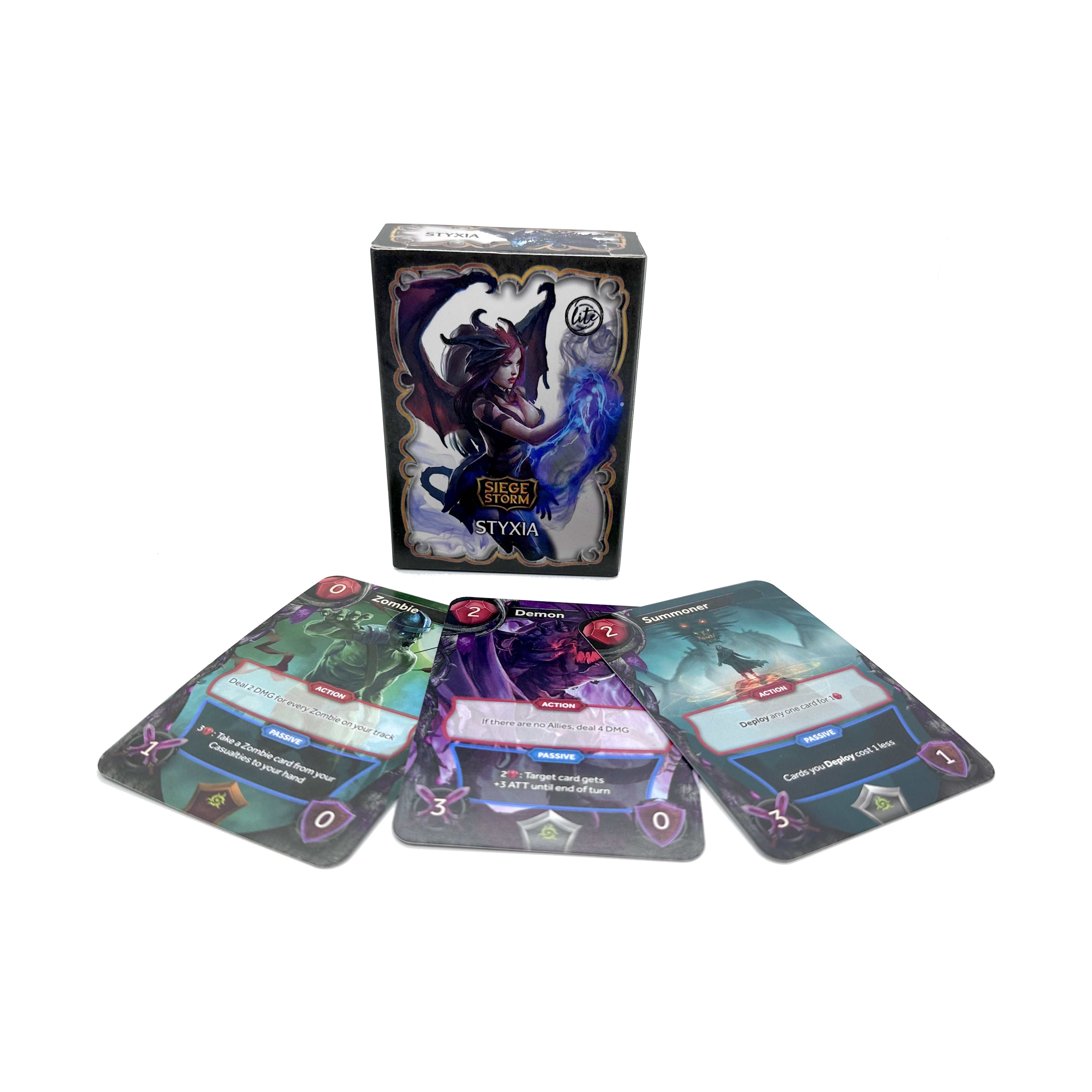  Awaken Realms Lite SiegeStorm: Styxia Faction Deck - Multi-color - Bonton