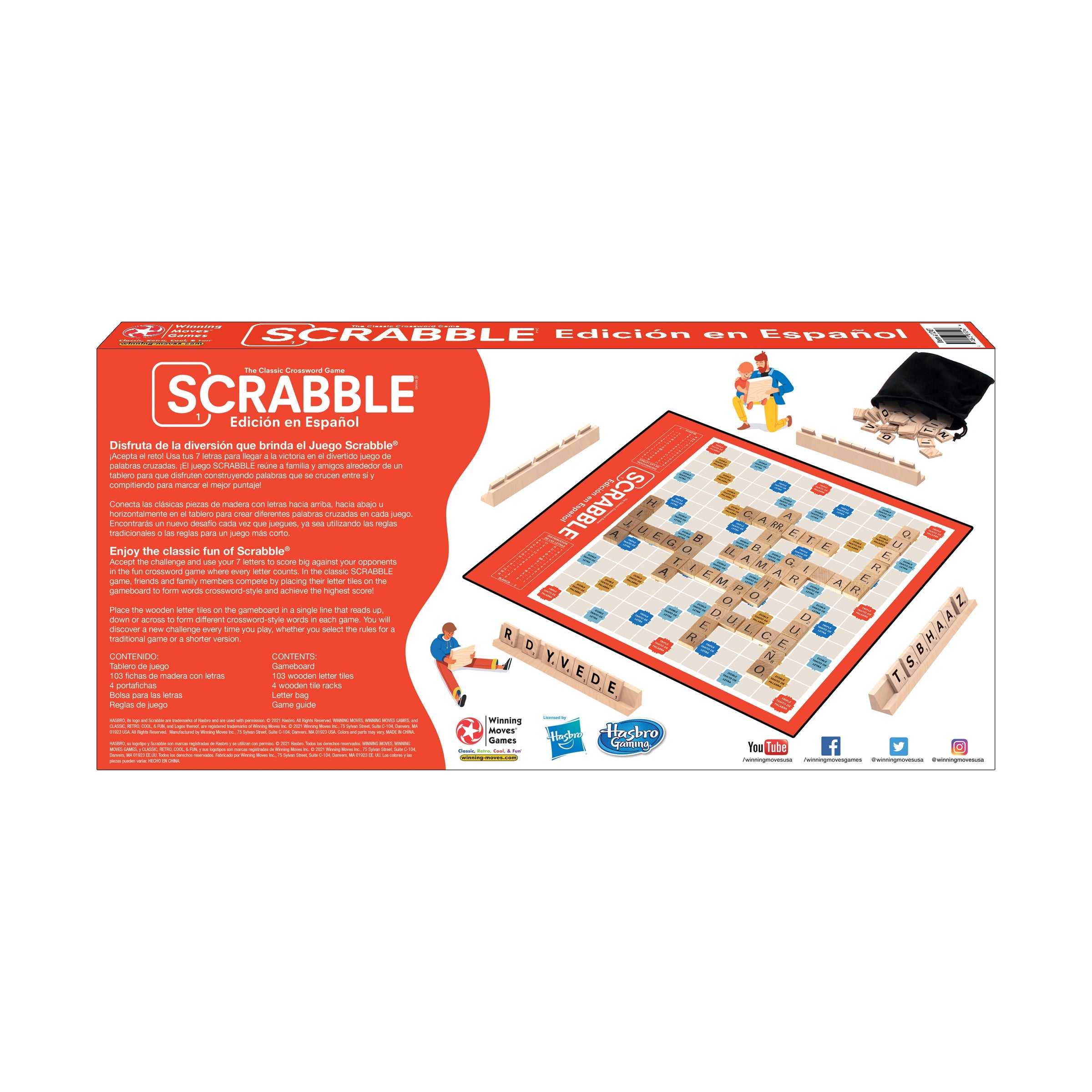  Scrabble - Spanish Edition - Multi-color - Bonton