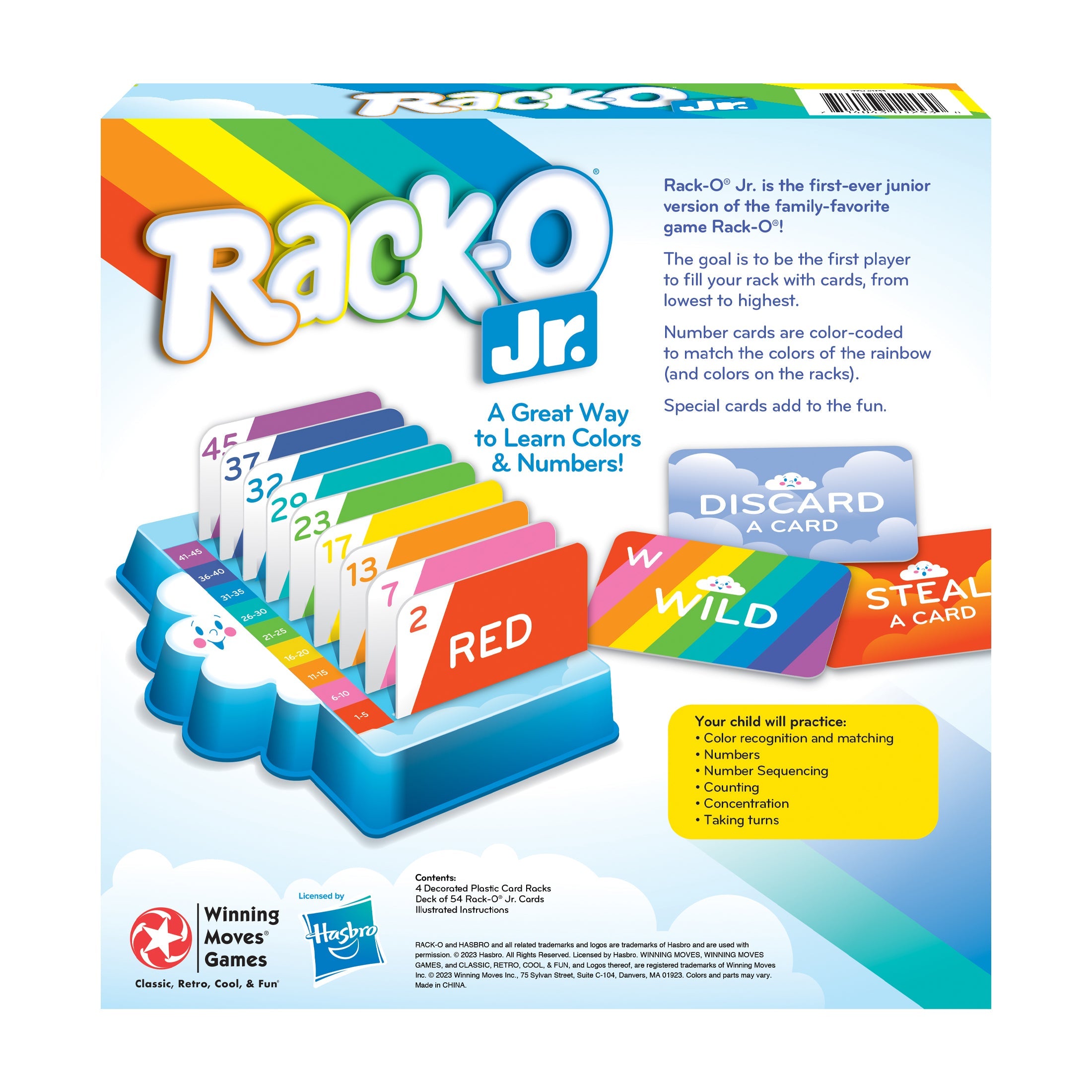  Winning Moves Rack-O Jr. - Multi-color - Bonton