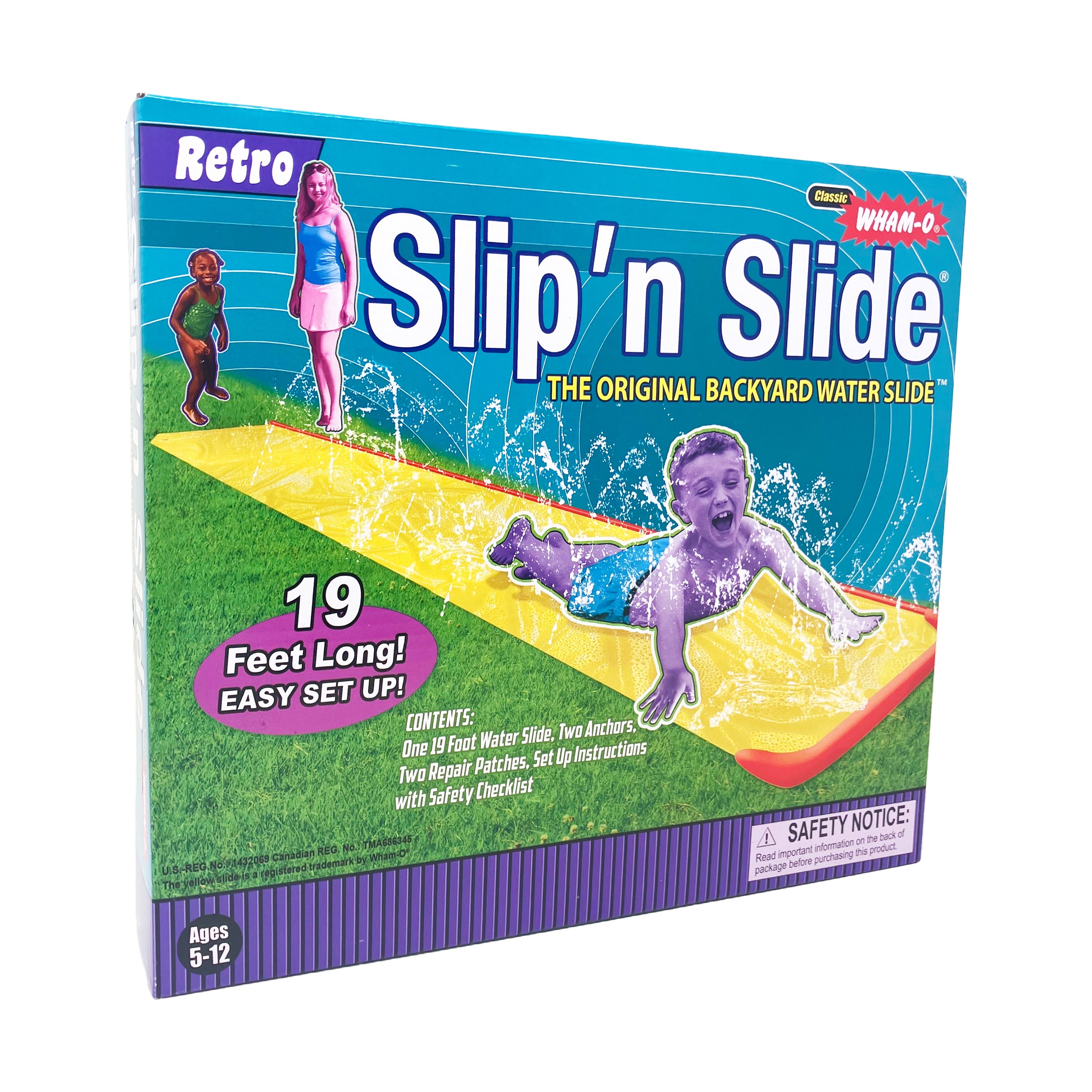  Winning Moves Classic Wham-O Retro Slip' n Slide - Multi-color - Bonton