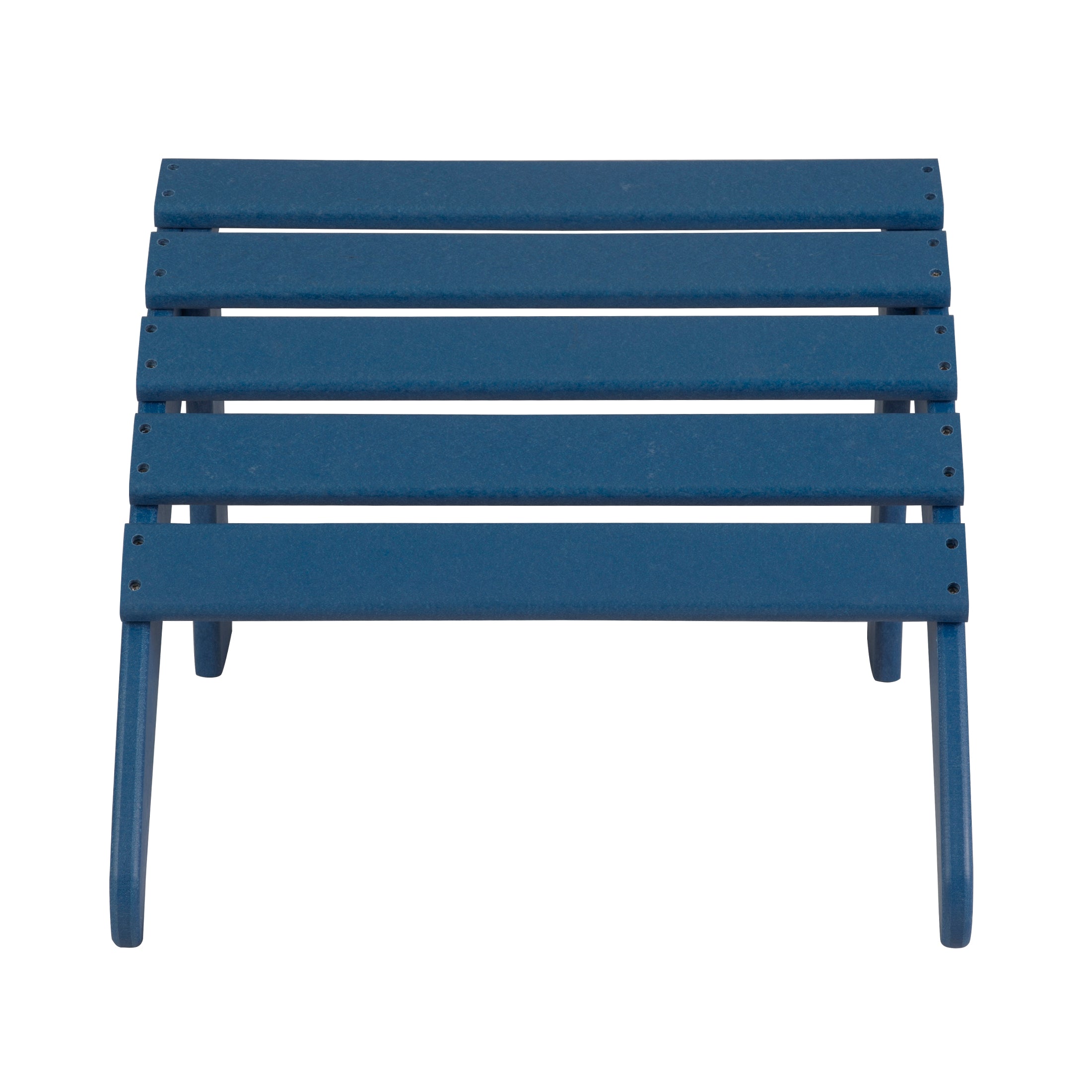  Westin Furniture Outdoor Patio Folding Adirondack Ottoman - Navy Blue - Bonton