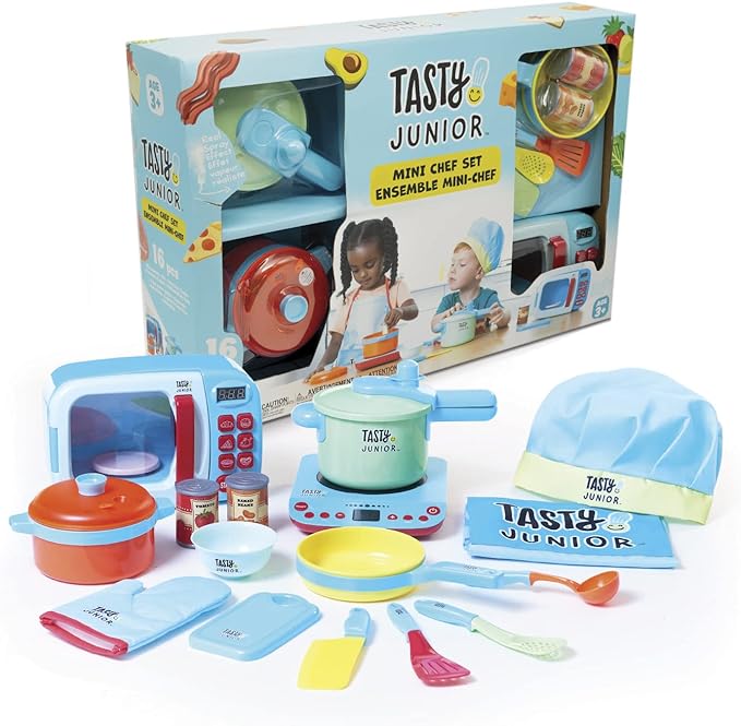  Tasty Jr Tasty Jr - Mini Chef Playset Toy W/ Lights & Sounds - Multi - Bonton