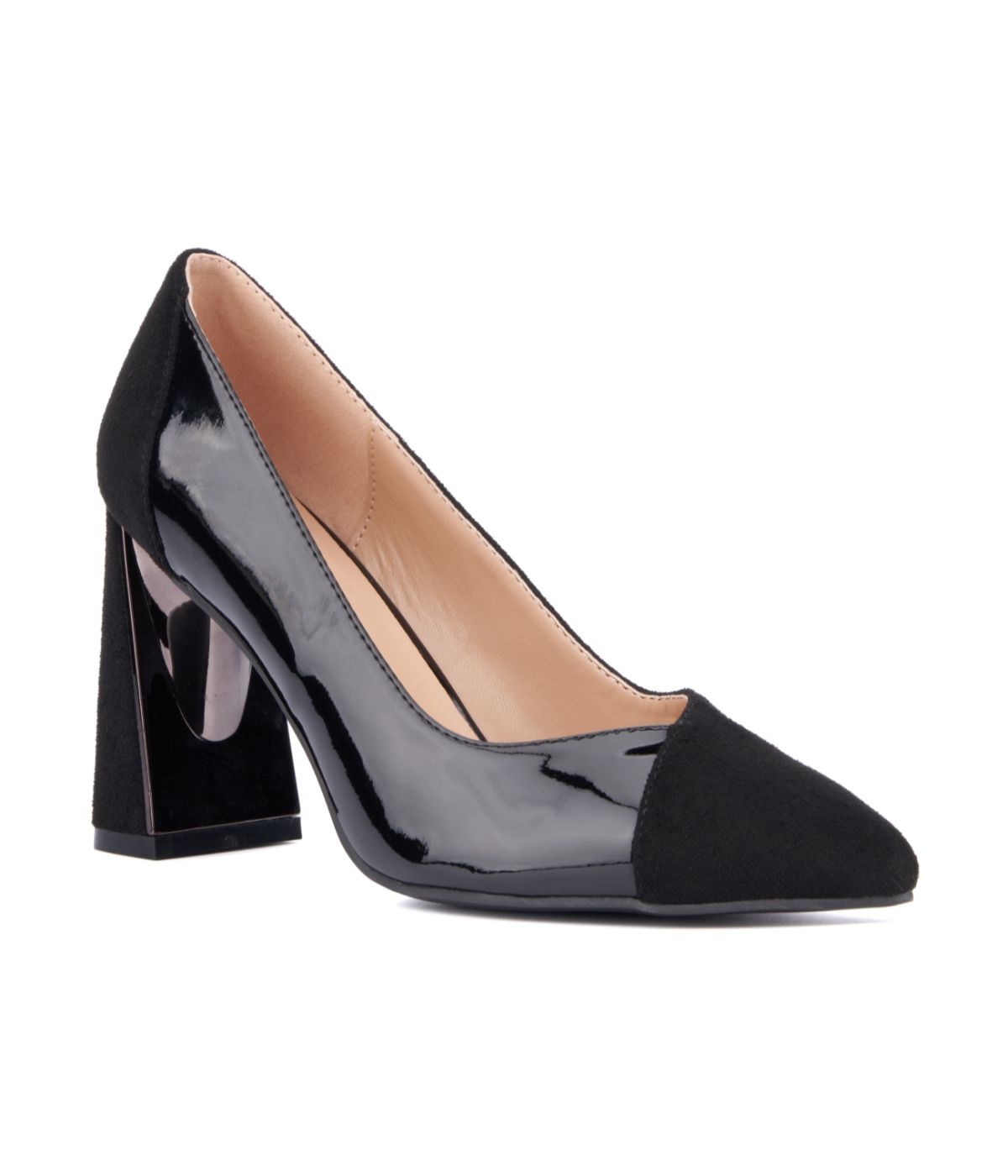 Torgeis Women's Dahlia Block Heels Black