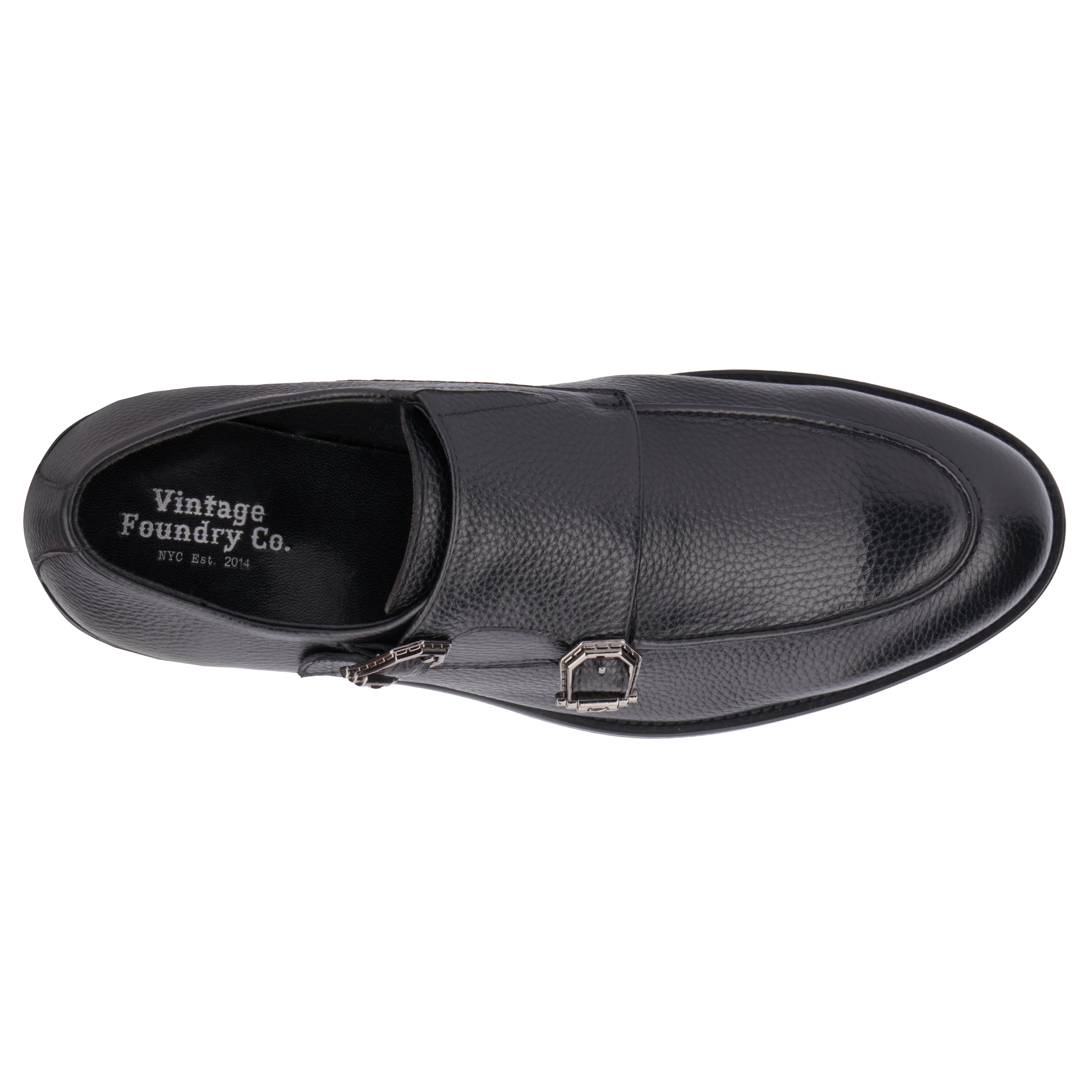  Vintage Foundry Co. Men's Lawrence Monk Strap Dress Shoe - Black - Bonton