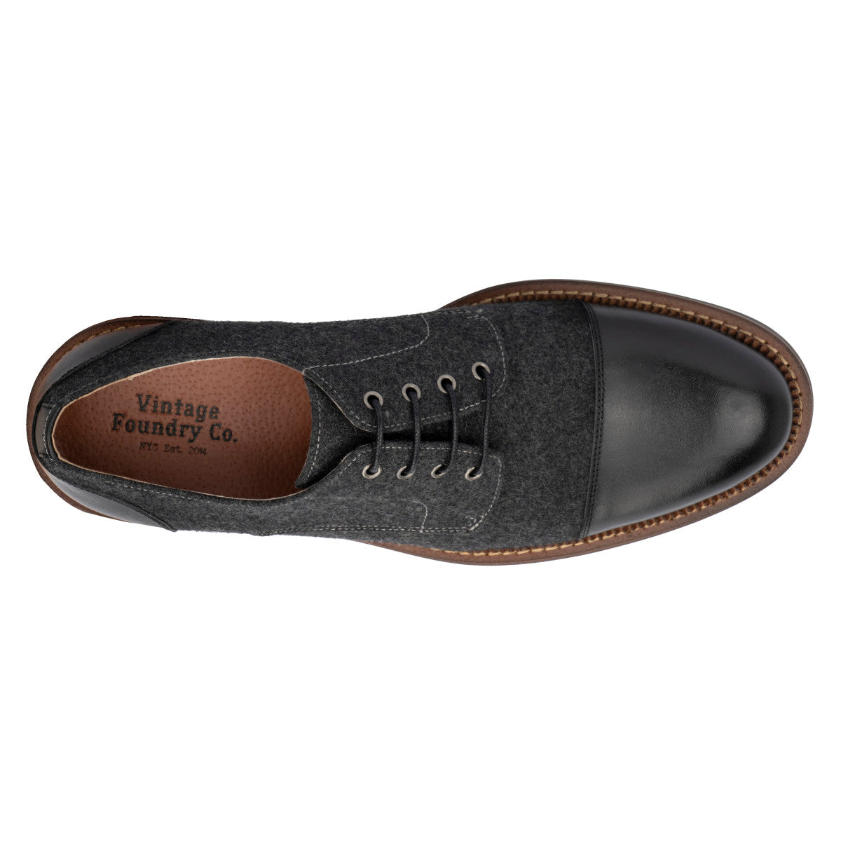  Vintage Foundry Co. Men's Dante Oxford - Black - Bonton