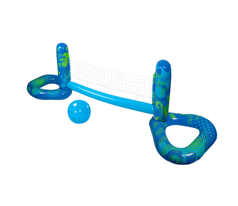  Swim Central Inflatable Blue Aqua Fun Swimming Pool Volley Ball Game - 90