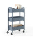  Sunnypoint Rolling Utility Cart - Blue - Bonton