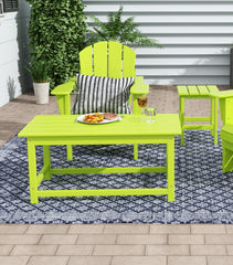 Outdoor Patio Classic Adirondack Coffee Table