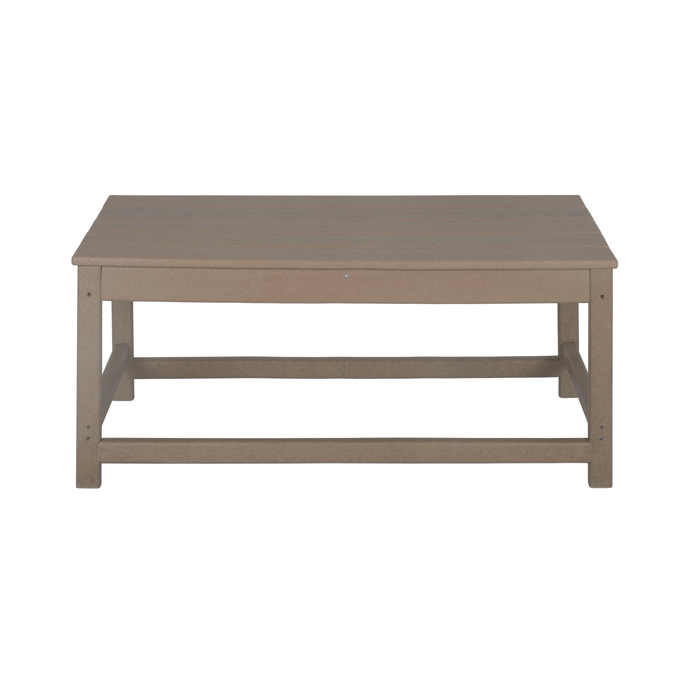  Westin Furniture Outdoor Patio Classic Adirondack Coffee Table - Dark Brown - Bonton