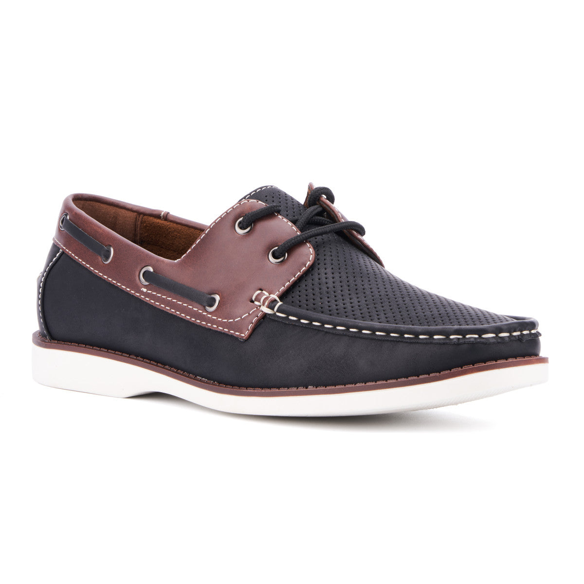  Xray Footwear Quince Men's Boat Shoe - Black - Bonton