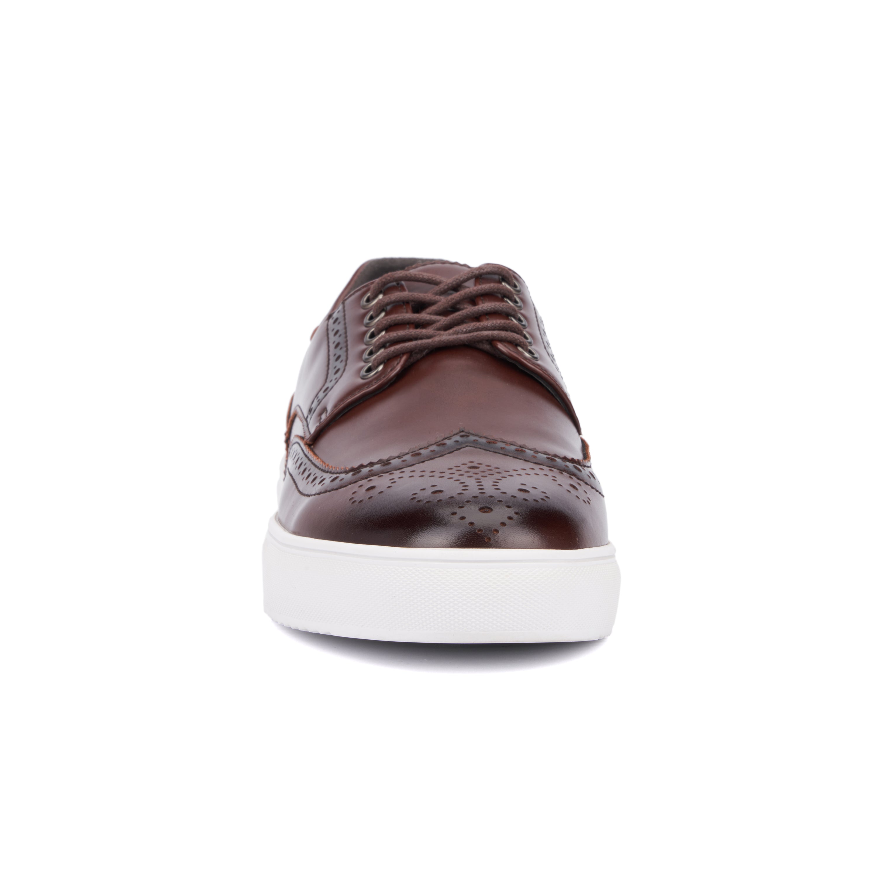  Men's Mario Low Top Sneakers - BROWN - Bonton