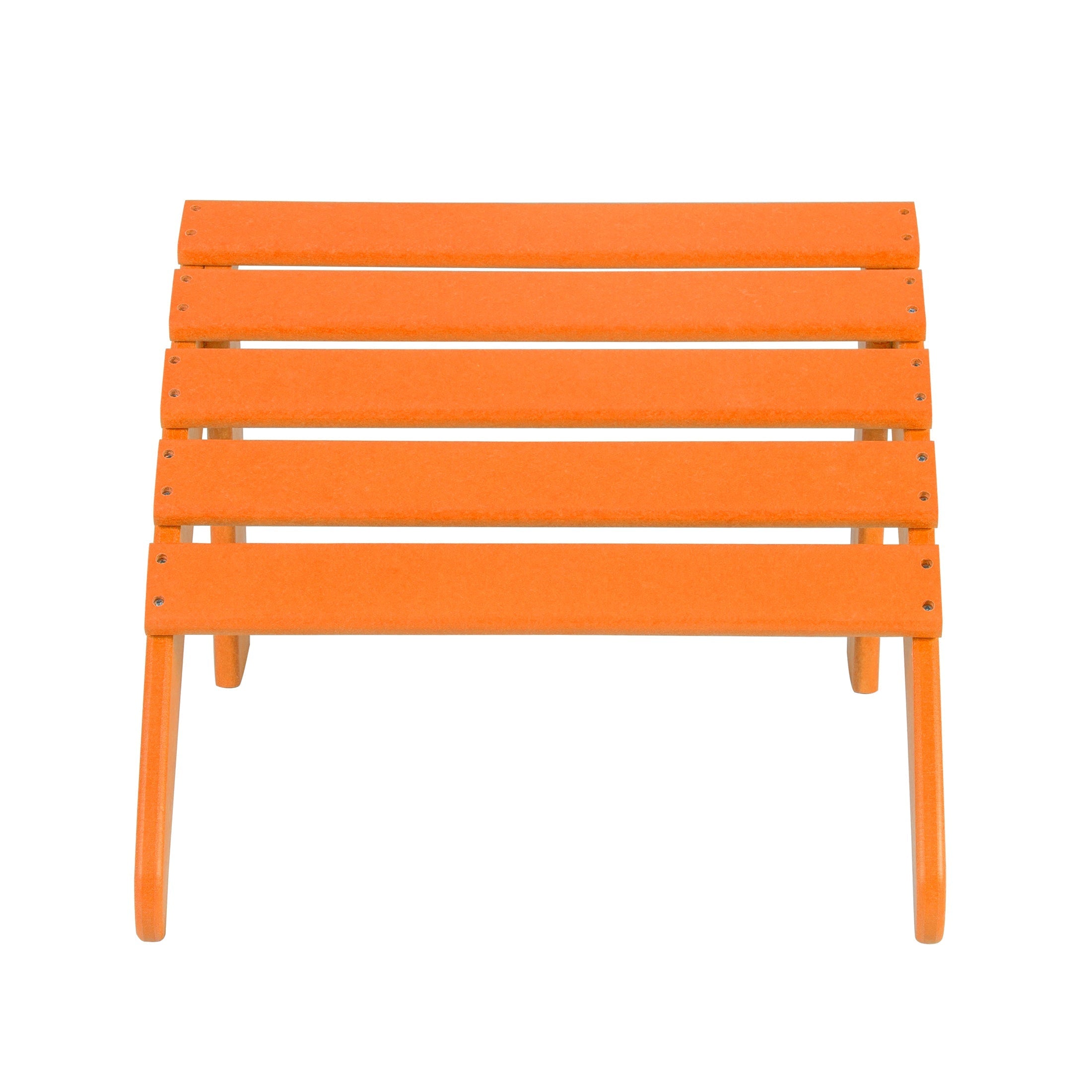  Westin Furniture Outdoor Patio Folding Adirondack Ottoman - Orange - Bonton