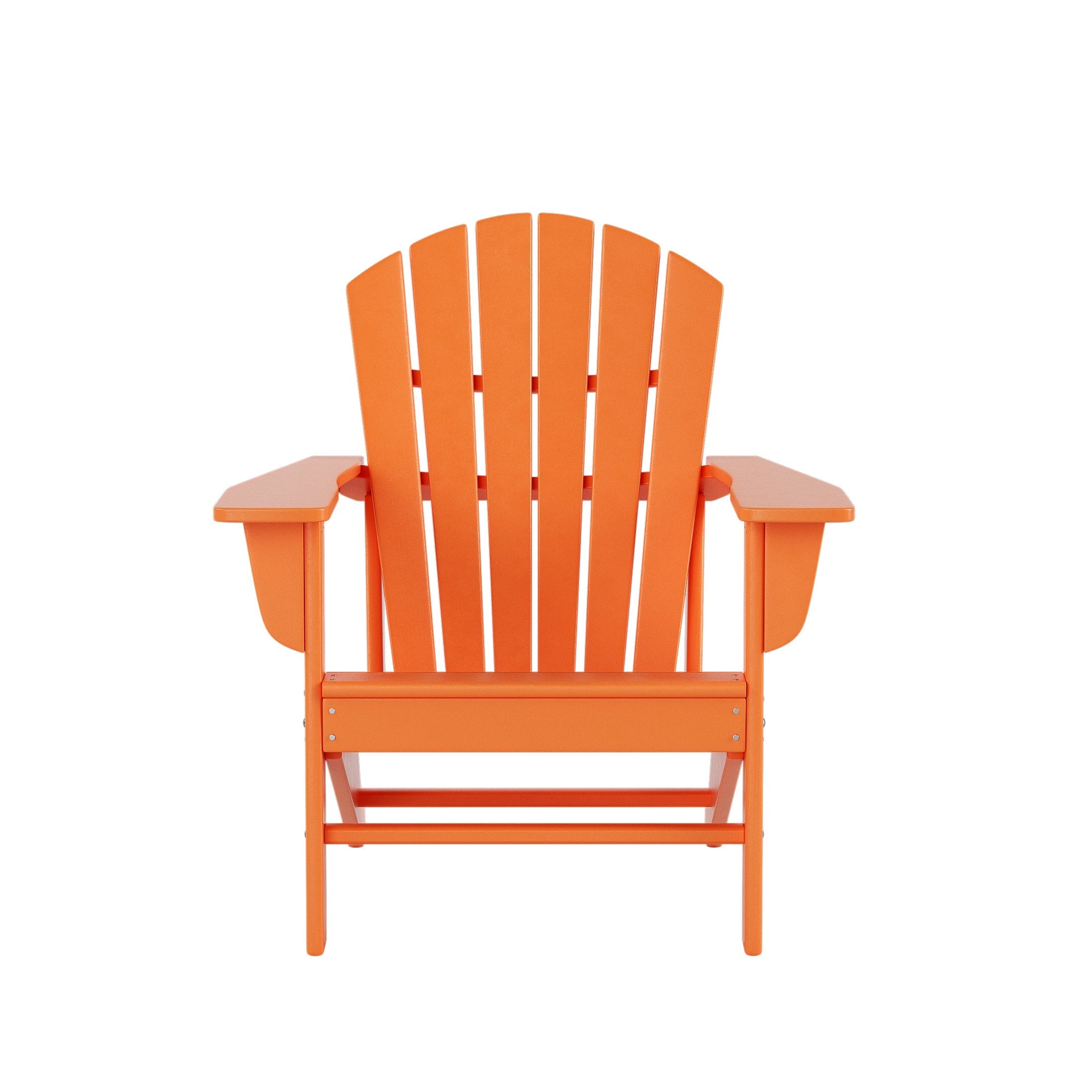  Westin Furniture Altura Outdoor Adirondack Chair with Ottoman 2-Piece Set - Orange - Bonton