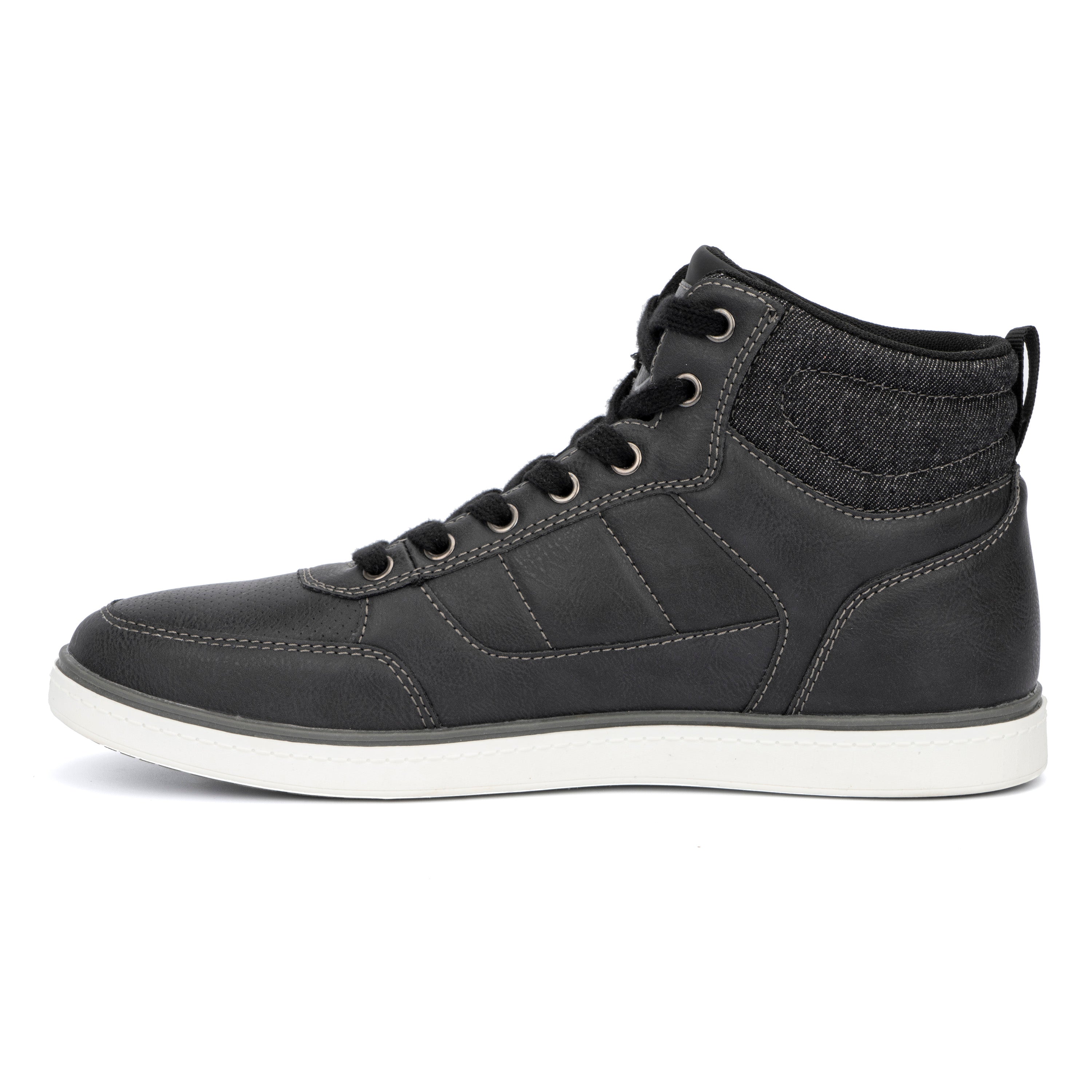  Reserved Footwear New York Men's Deion Sneakers - Black - Bonton