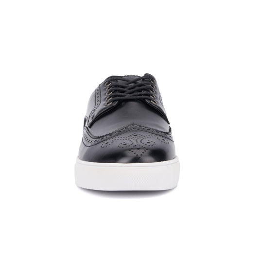 Men's Mario Low Top Sneakers-BLACK-8-1