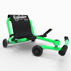 EzyRoller: Classic - Green - Ride-On Scooter, Cambering Motion, Pedal Free Cart, Hand Brakes, Extendable Frame, 154lb Capacity, Kids Ages 4+-Multi-One Size-1