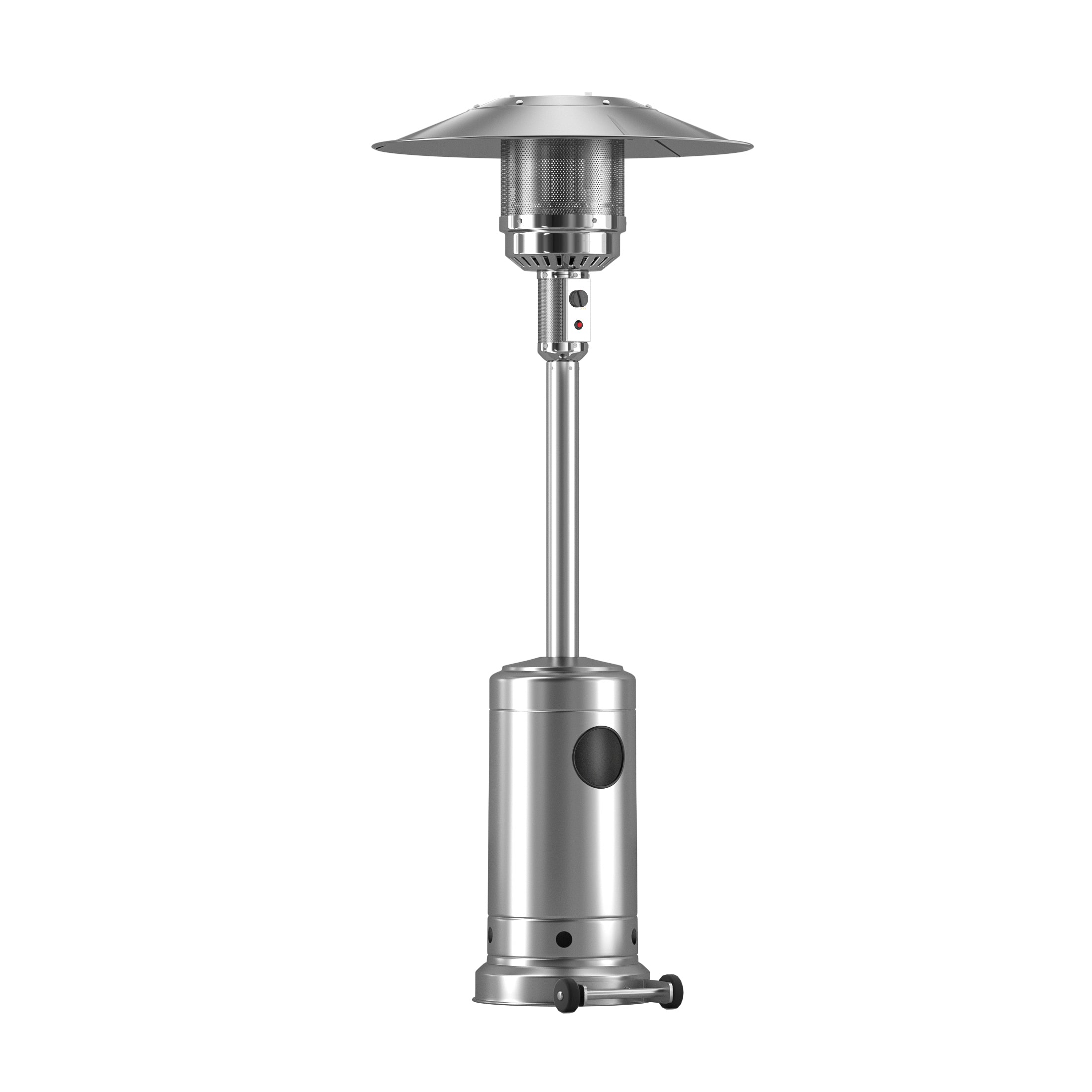  Westin Furniture Freestanding 47, 000 BTU Patio Heater - Metallic - Bonton