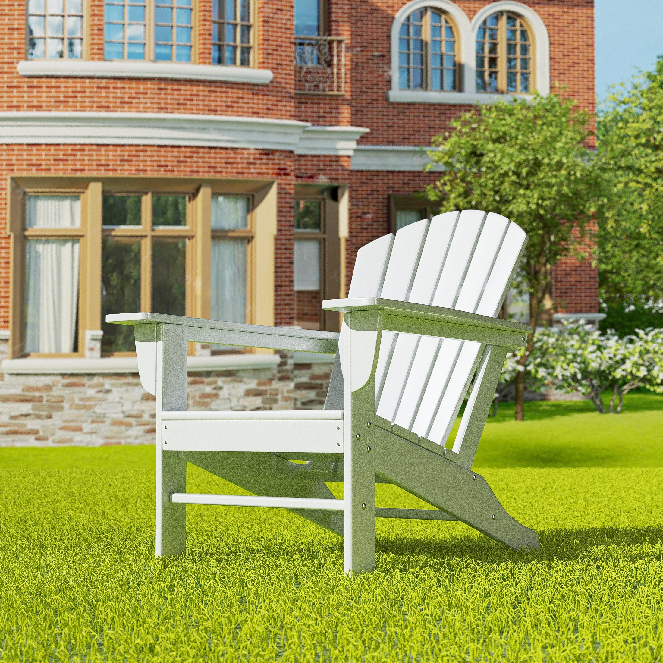  Westin Furniture Outdoor Adirondack Chair - Weathered Wood - Bonton