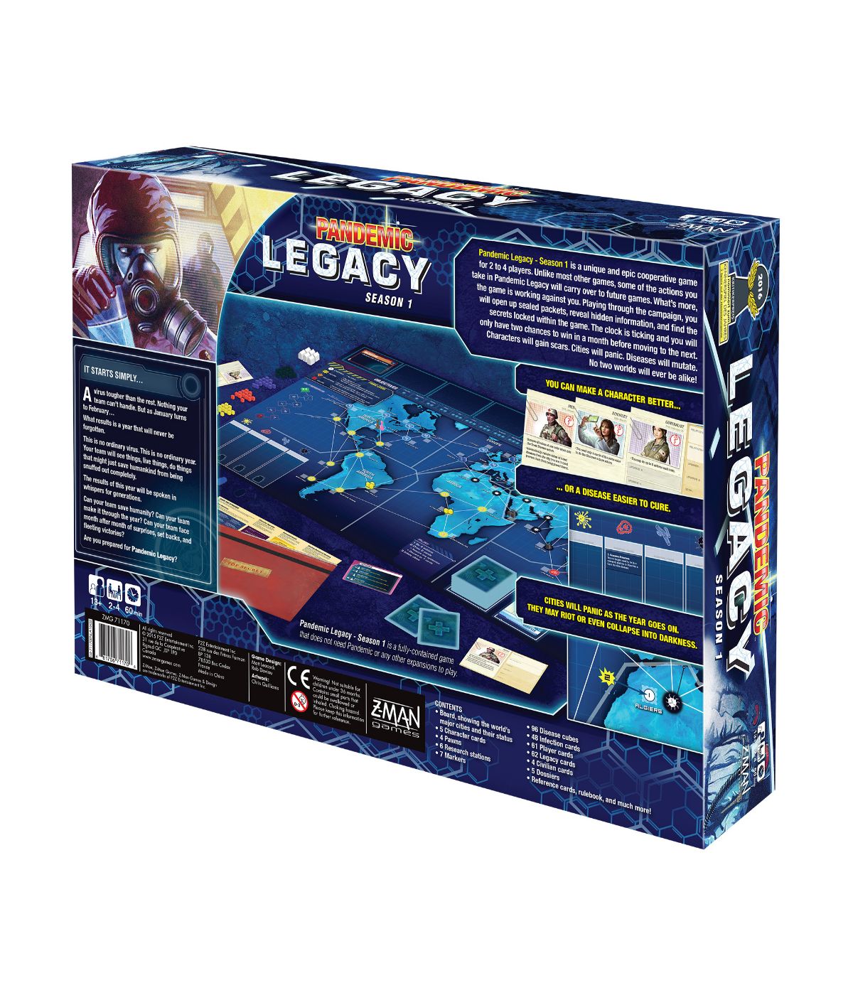  Pandemic: Legacy Season 1 Blue - Blue - Bonton