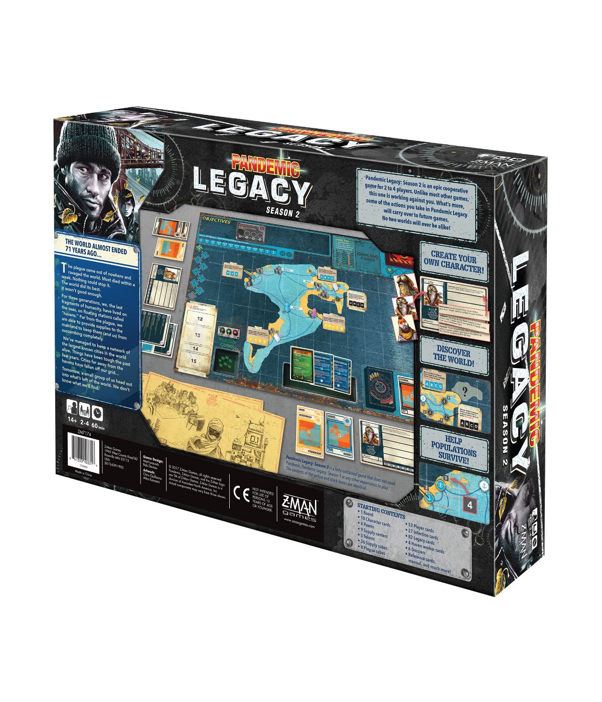  Pandemic: Legacy Season 2 - Black Edition Multi - Multi - Bonton