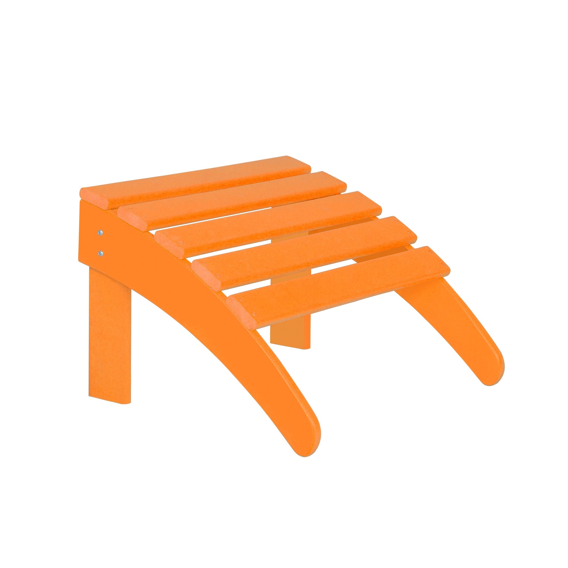  Westin Furniture Outdoor Patio Folding Adirondack Ottoman - Orange - Bonton