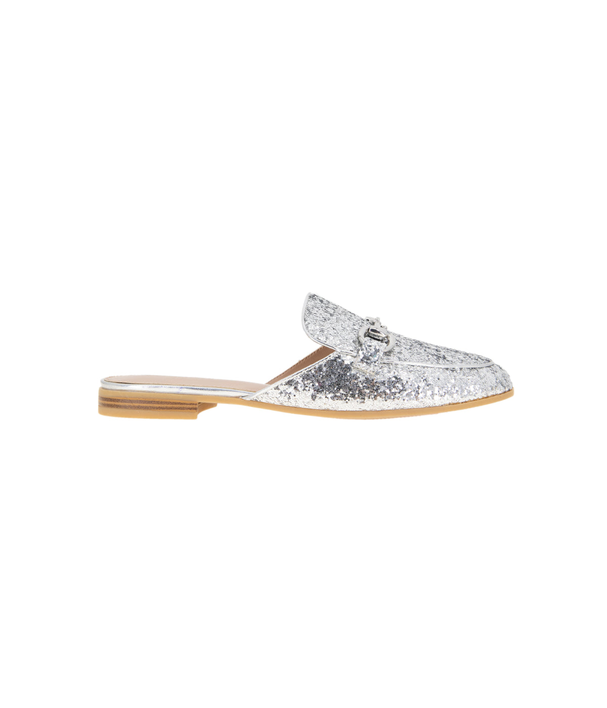  BCBGeneration ZORIE Women's Mules Loafer - Silver Rock Glitter - Bonton