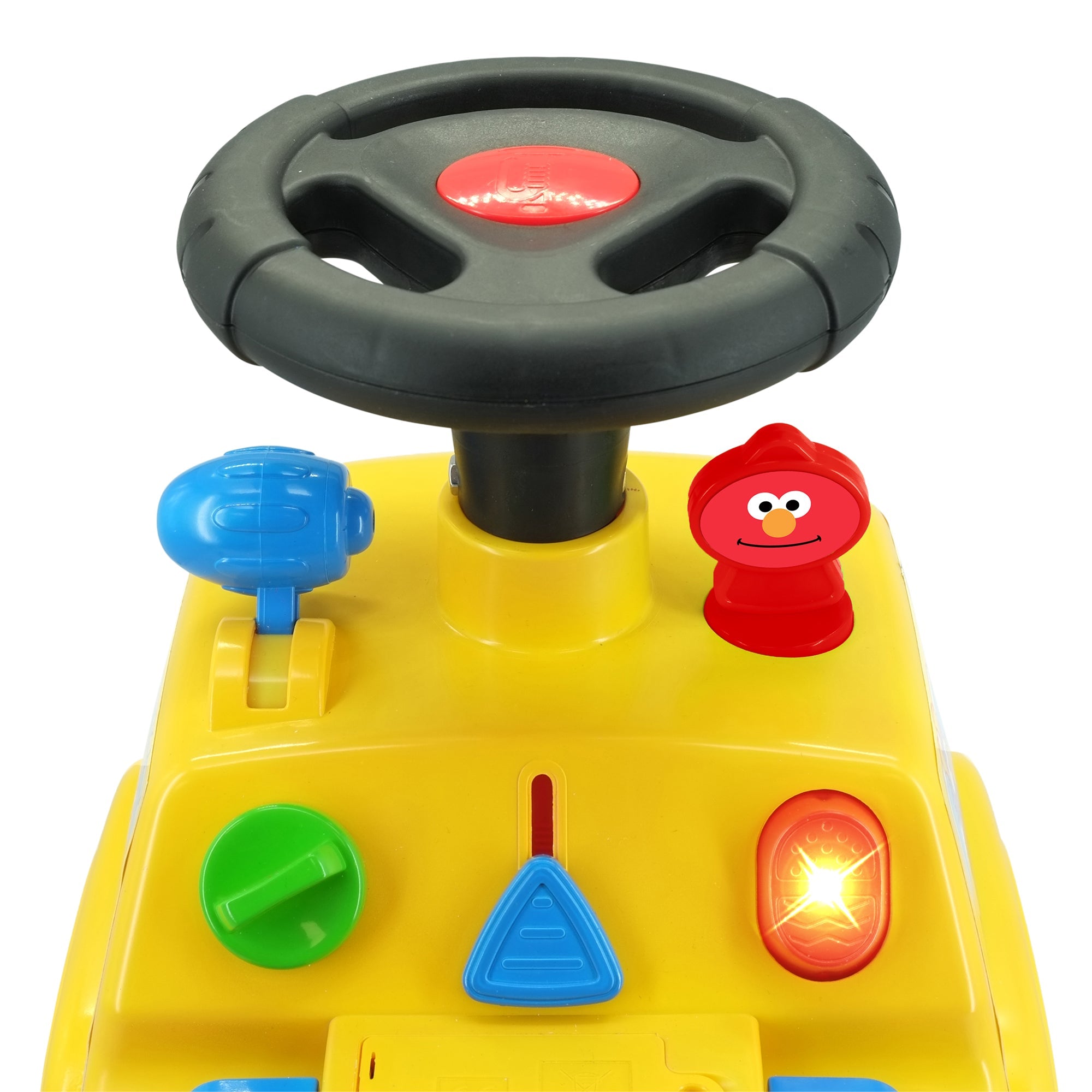  Kiddieland Kiddieland: My First Adventure Elmo - Lights & Sounds Ride-On - Sesame Street Foot To Floor Vehicle, Interactive Dashboard, Toddlers & Kids 18-36mo - Multi - Bonton