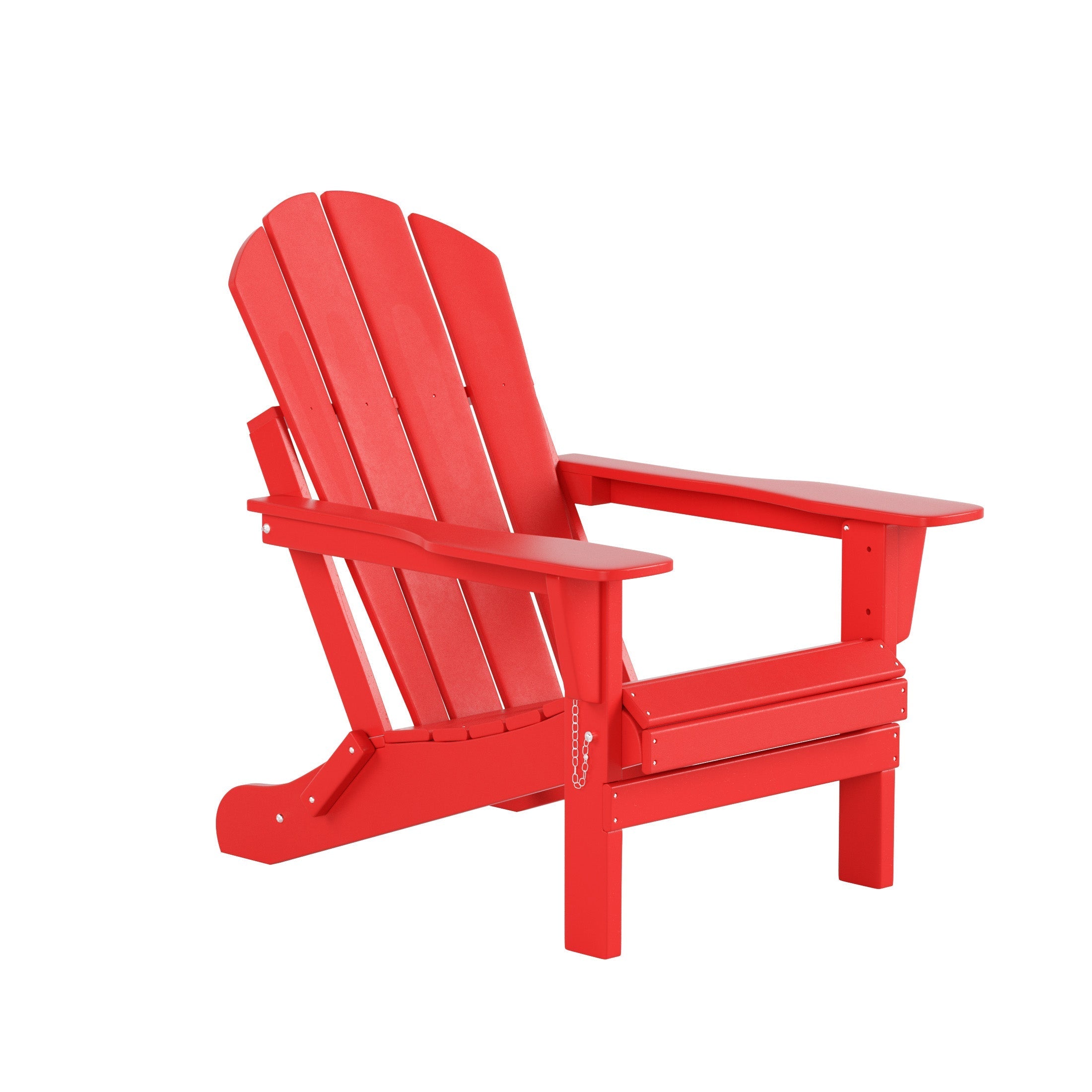  Westin Furniture Outdoor Folding Poly Adirondack Chair - Teak - Bonton