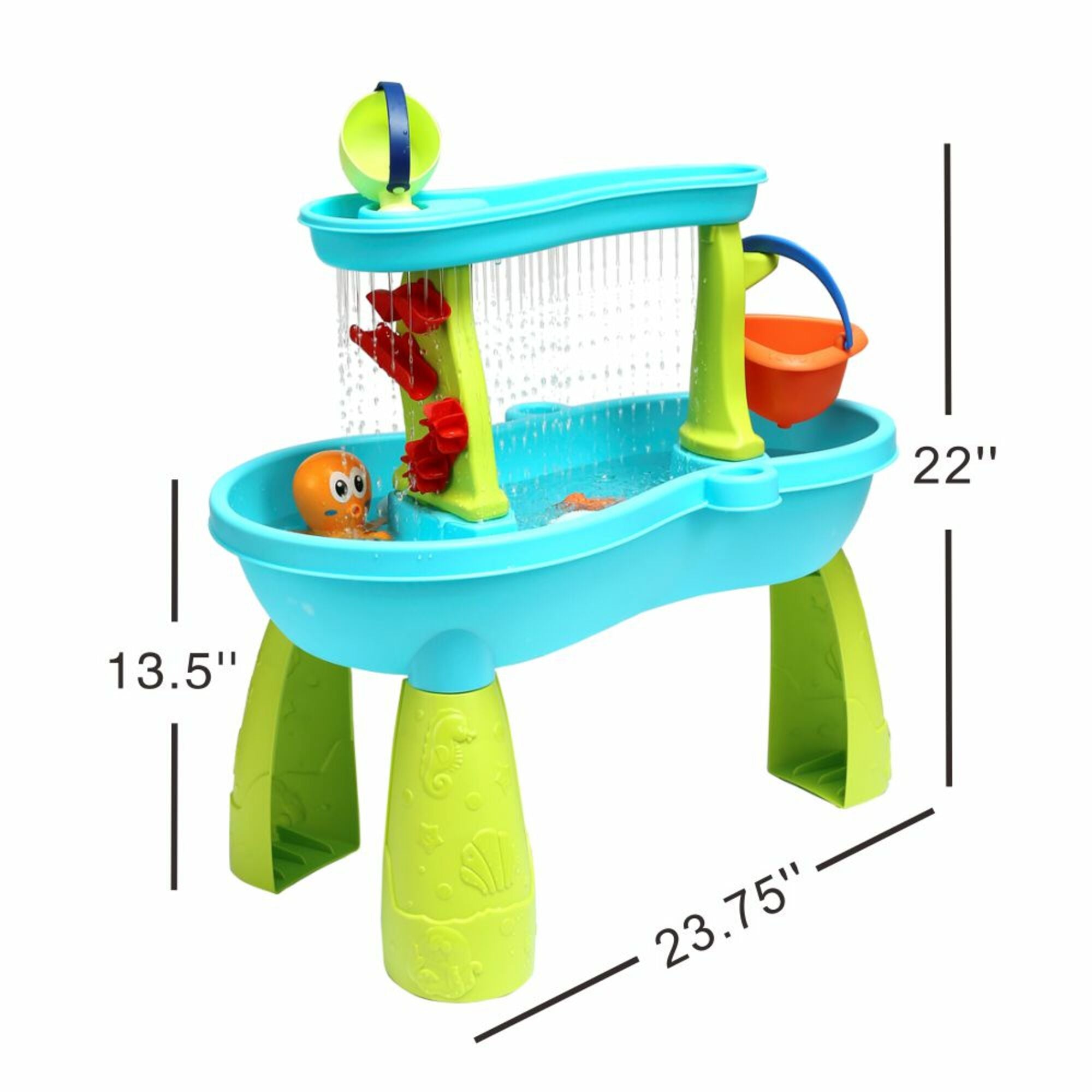  Trimate Trimate Toddler Sensory Sand and Water 2 Tier Table - Multi - Bonton