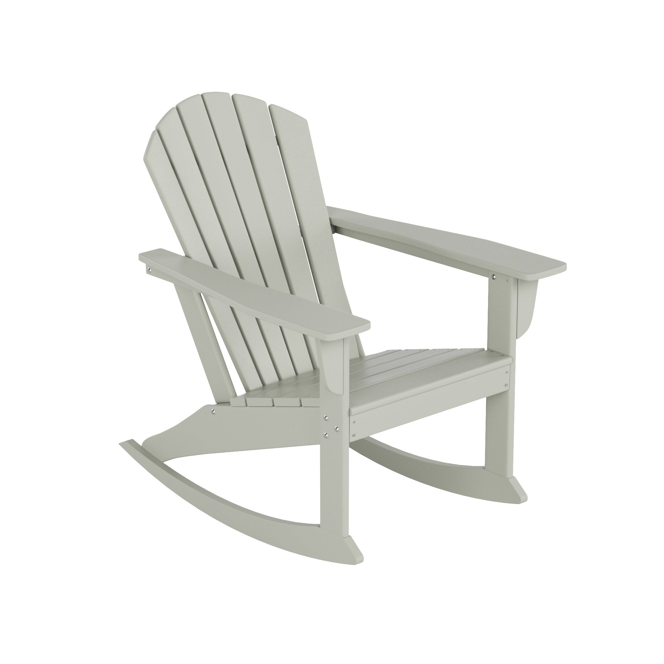  Westin Furniture Altura Outdoor Rocking Adirondack Chair - Dark Green - Bonton