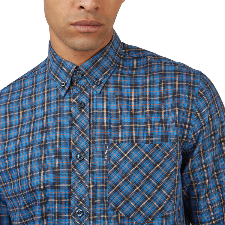 House Tartan Buttondown Shirt with Long Sleeves