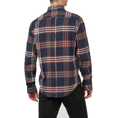 Long Sleeve Oversized Brushed Check Buttondown Shirt