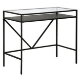 Alders 36'' Wide Desk with Metal Shelf