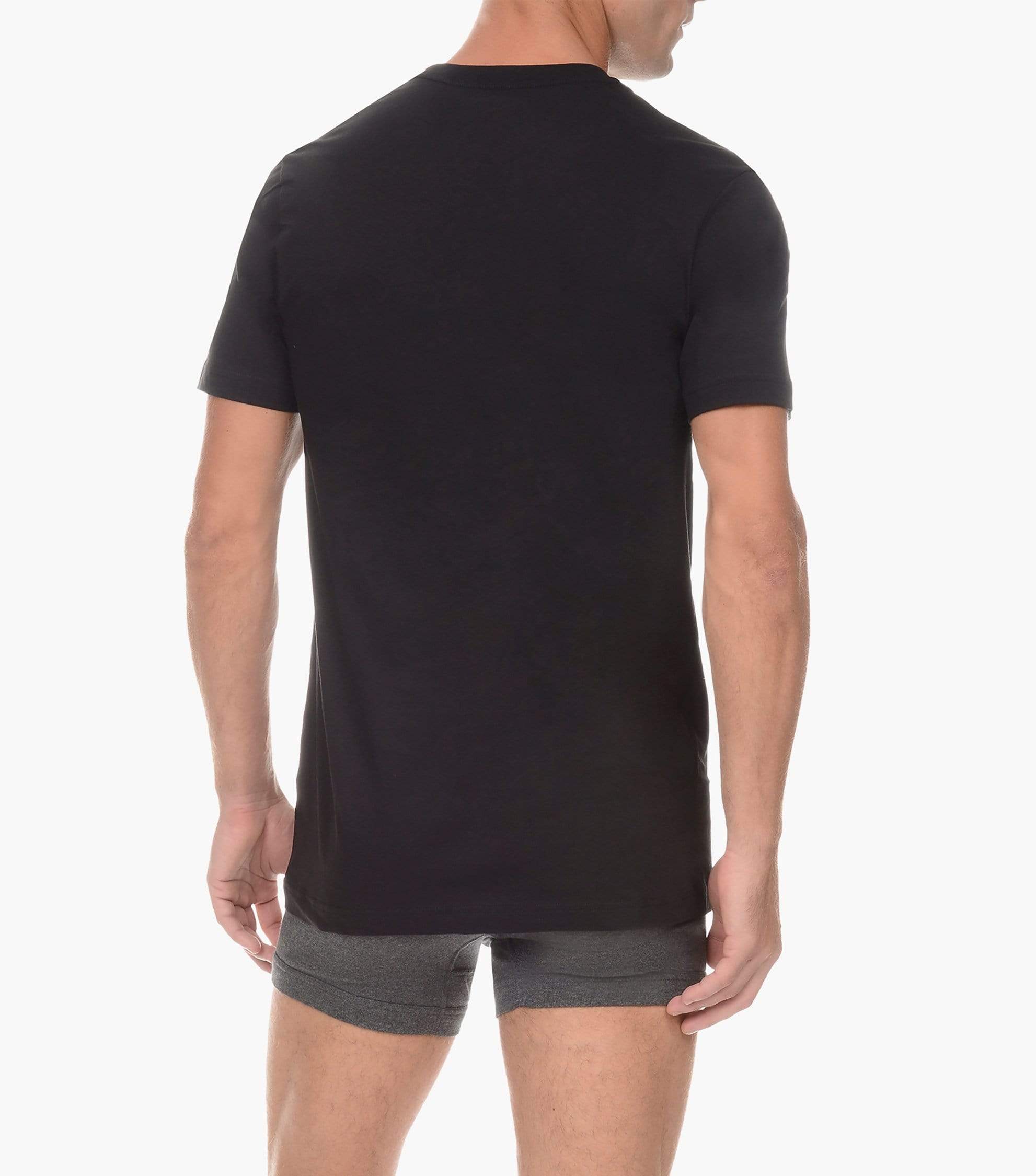  2xist Cotton 3 Packs Crewneck Tee - Black - Bonton