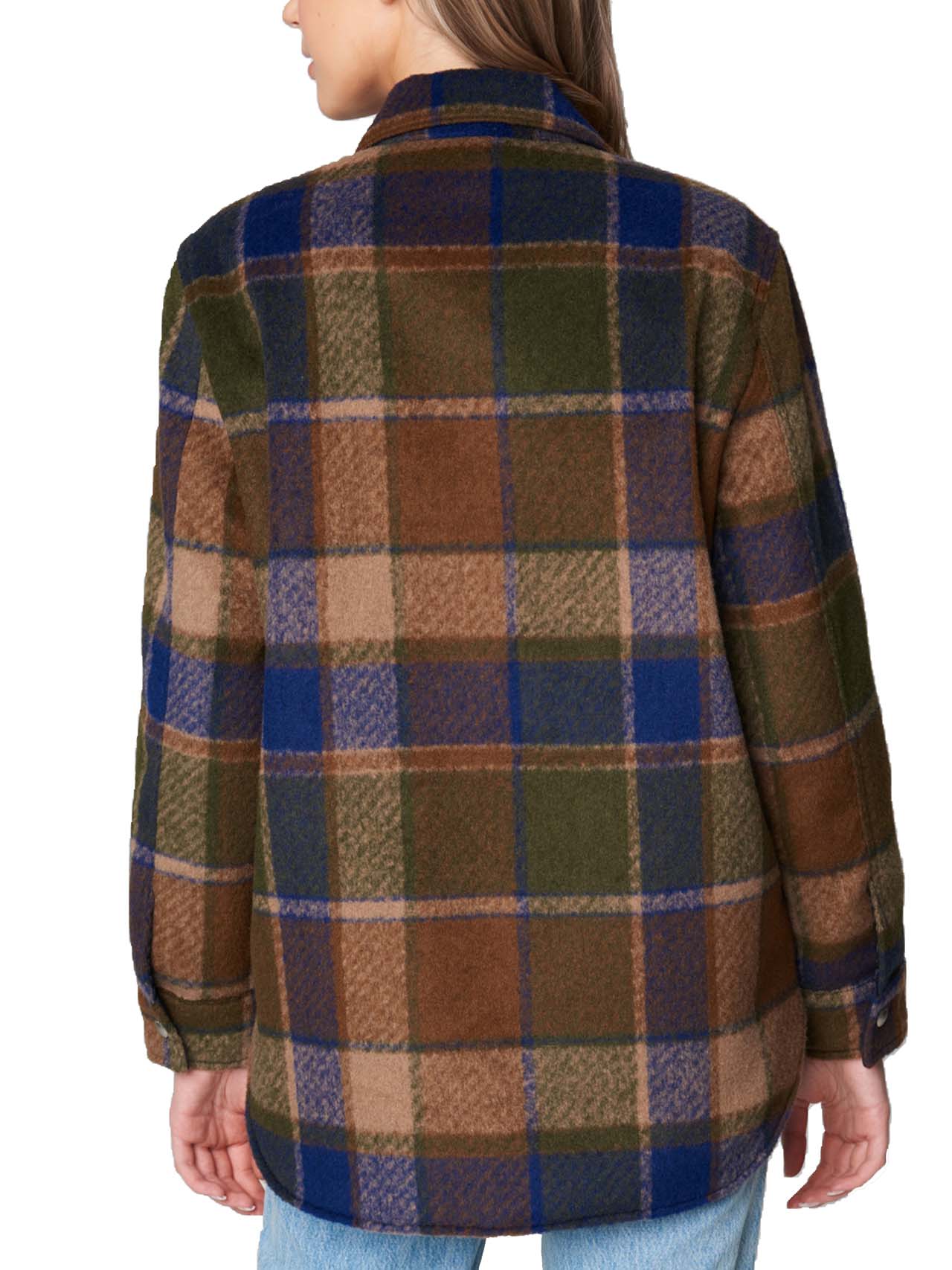  BlankNYC Multi Color Plaid Shacket - Multi - Bonton