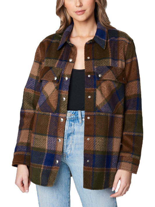 Multi Color Plaid Shacket