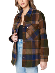 Multi Color Plaid Shacket