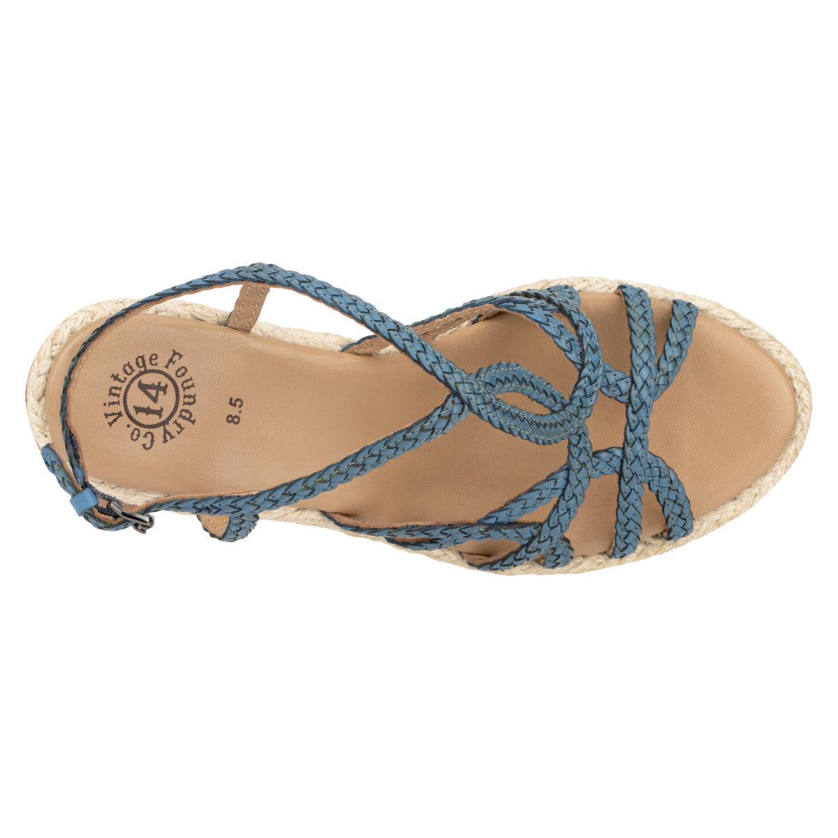  Women's Eloise Wedge - Blue - Bonton